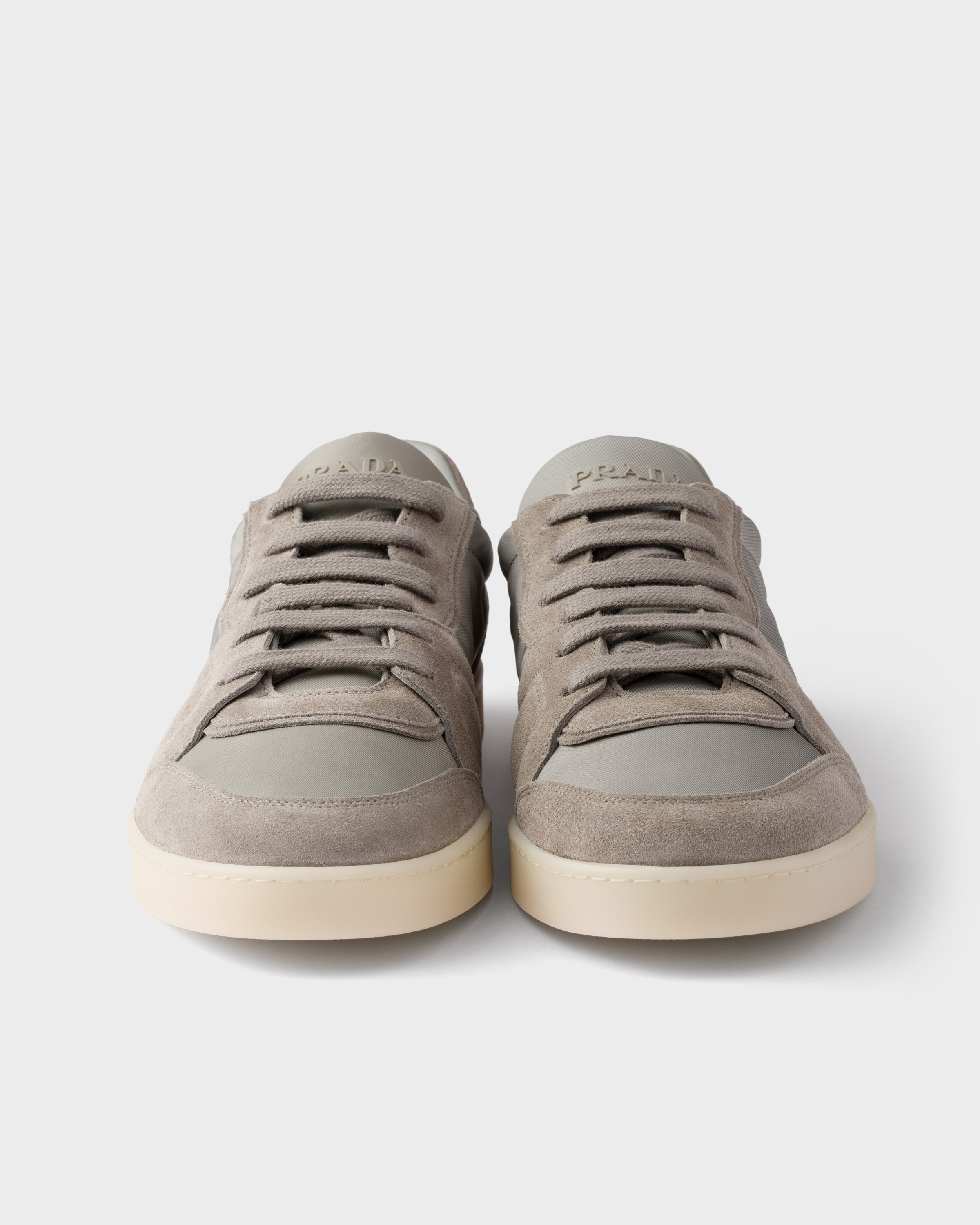 Suede and Re-Nylon sneakers - 5