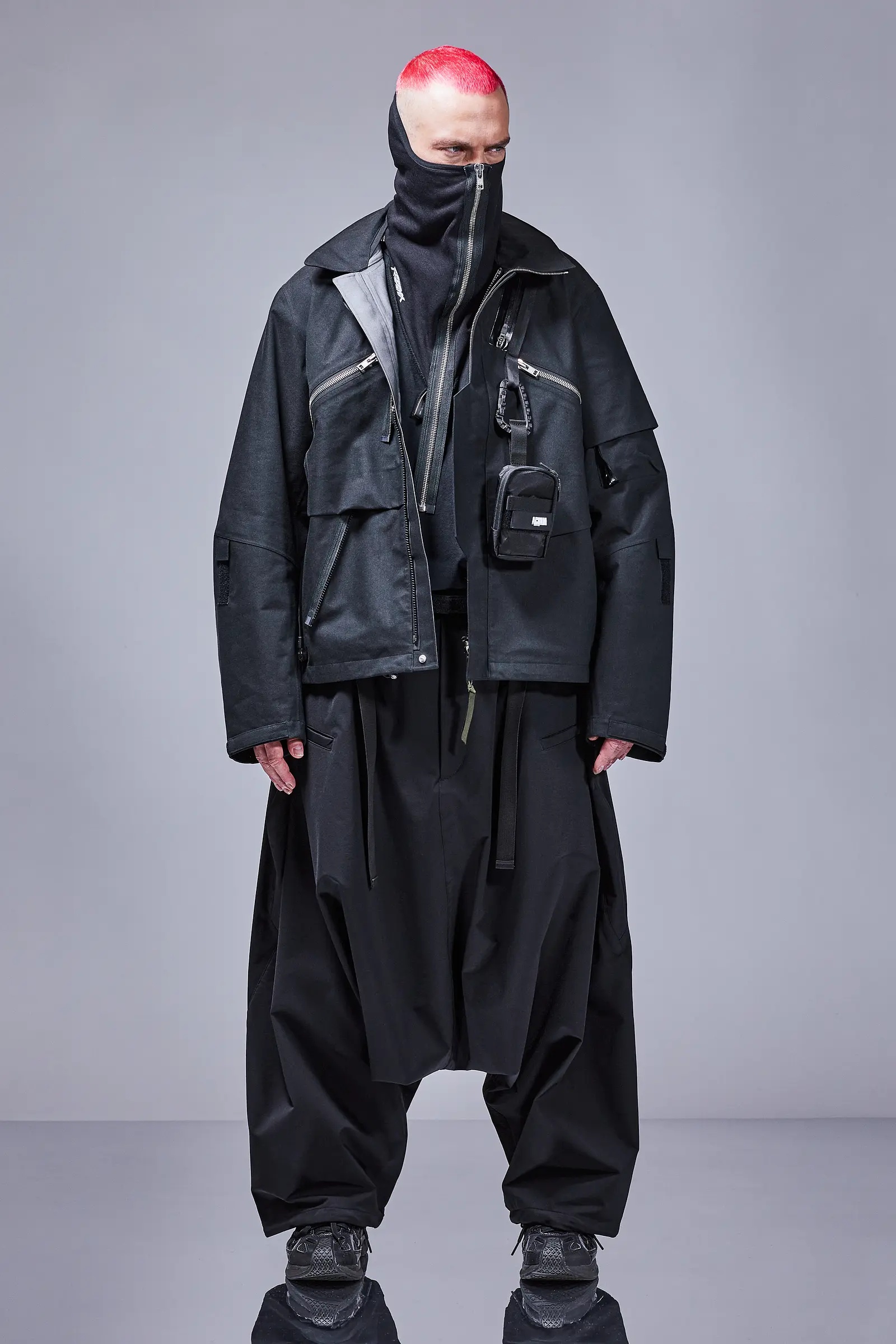 J1WB-BQ 3L Interops Jacket Black - 56