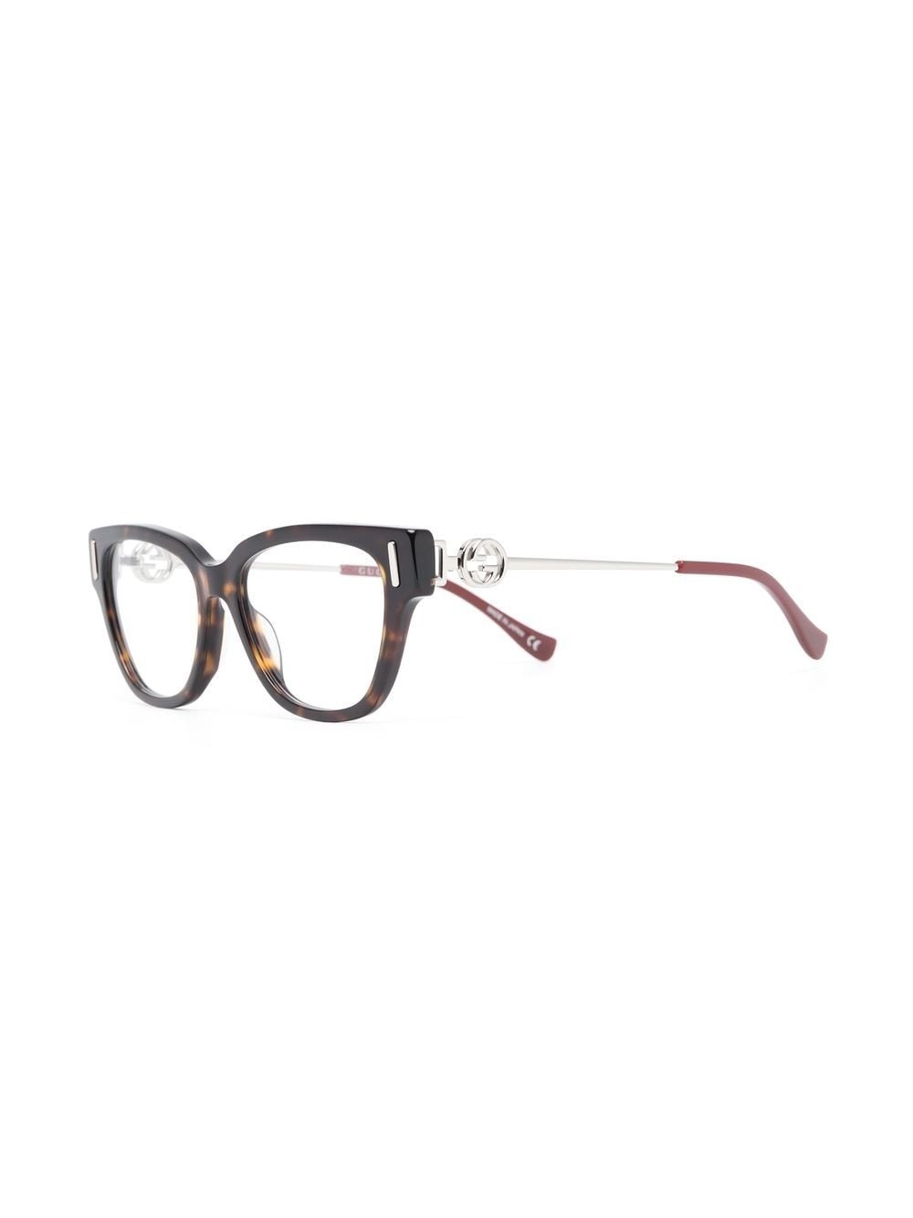 tortoiseshell clear glasses - 2