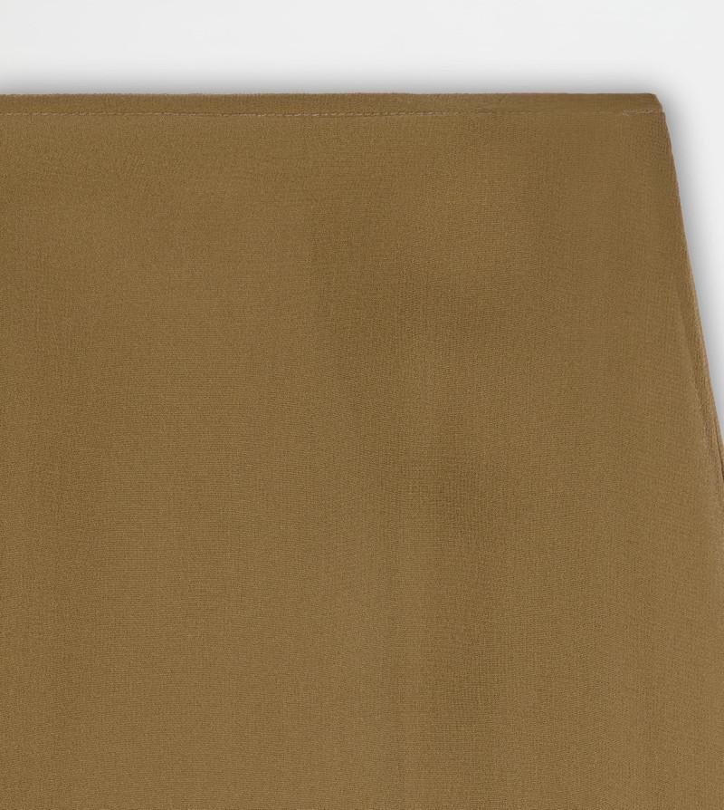 Tod's SKIRT IN SILK - GREEN outlook