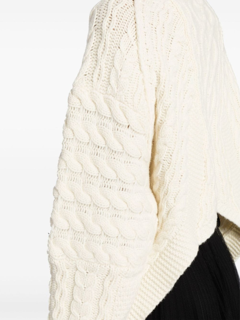 cable-knit wool jumper 5