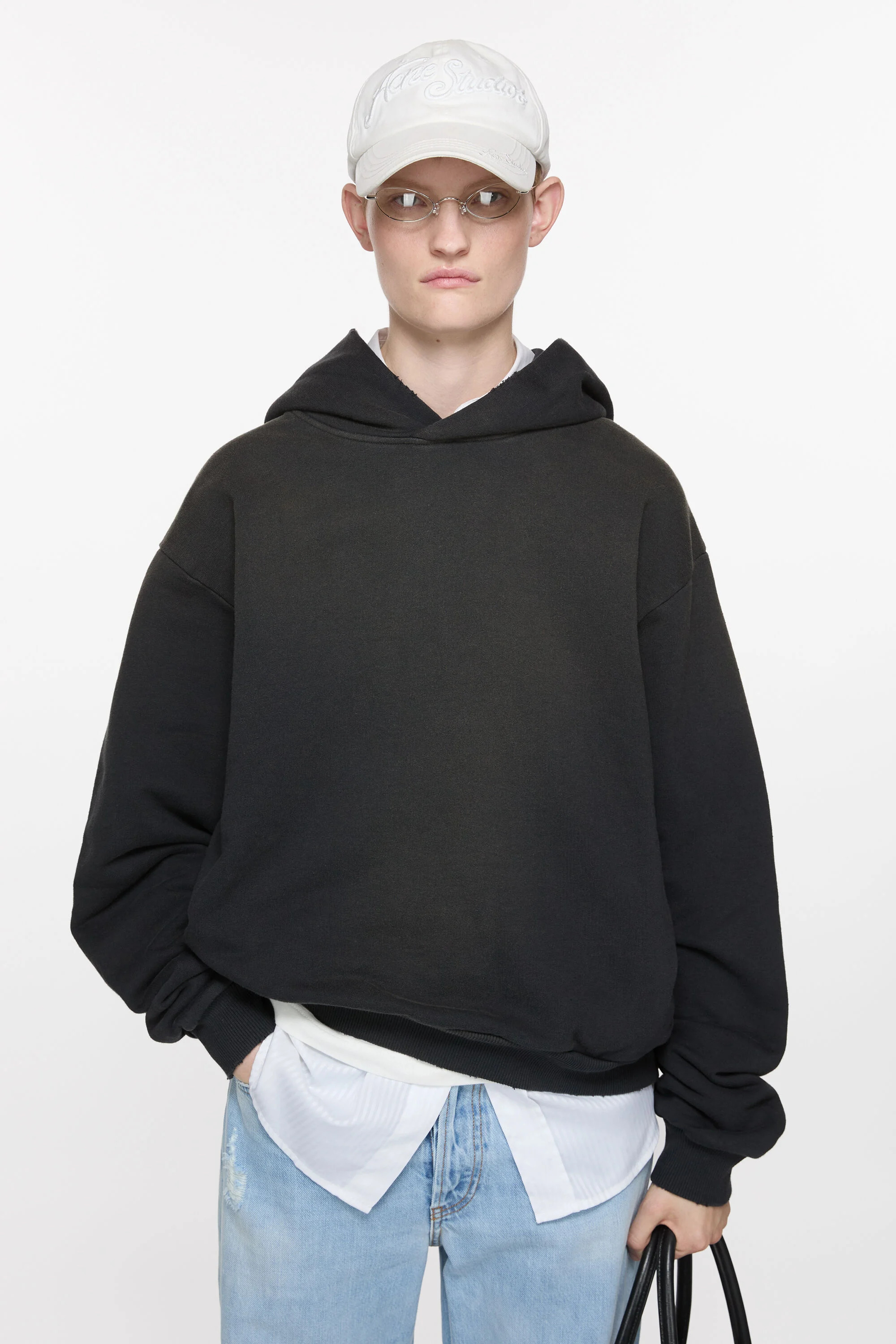 Logo hooded sweater - Black - 3