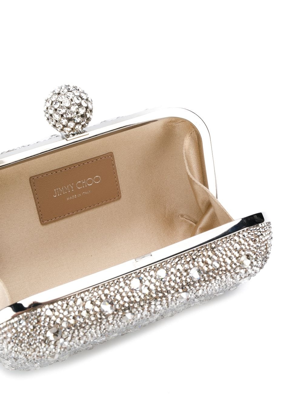 Cloud crystal-embellished clutch - 5