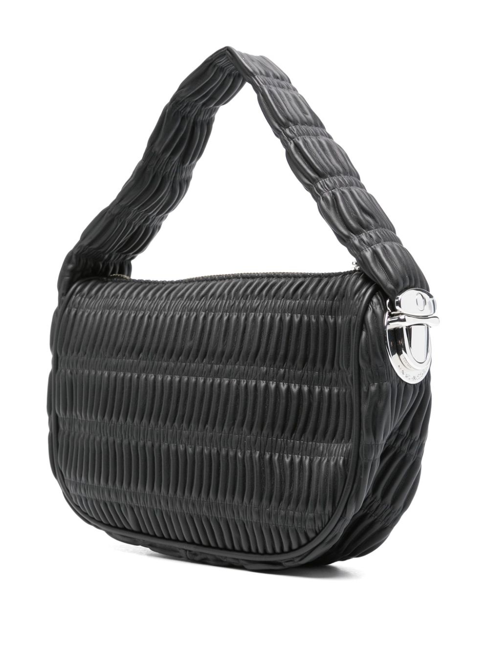 shirred shoulder bag - 3