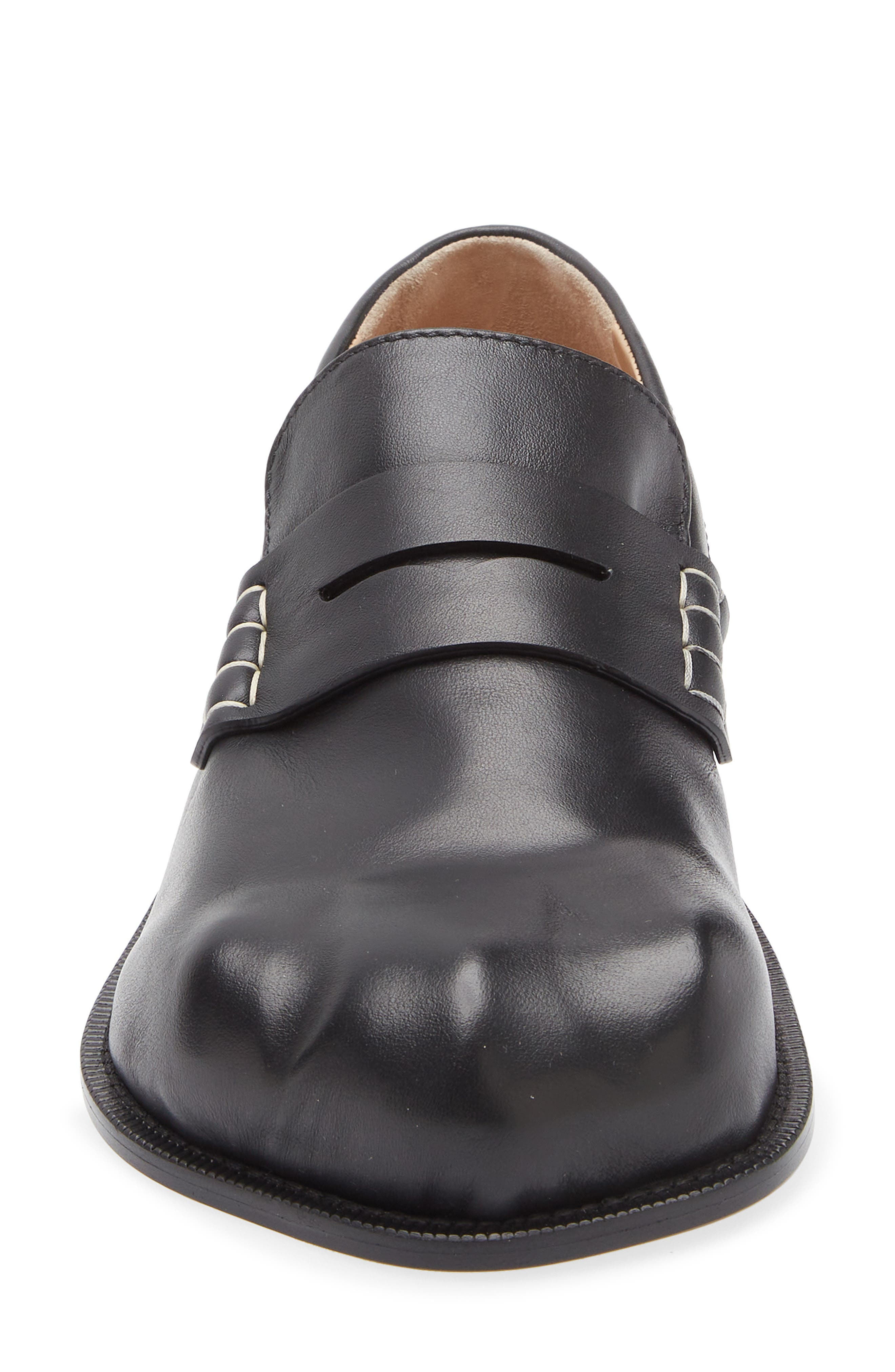 JW Anderson Paw Penny Loafer in Black 999 at Nordstrom - 4