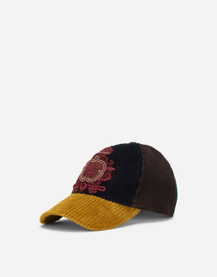 Corduroy baseball cap with DG patch - 1