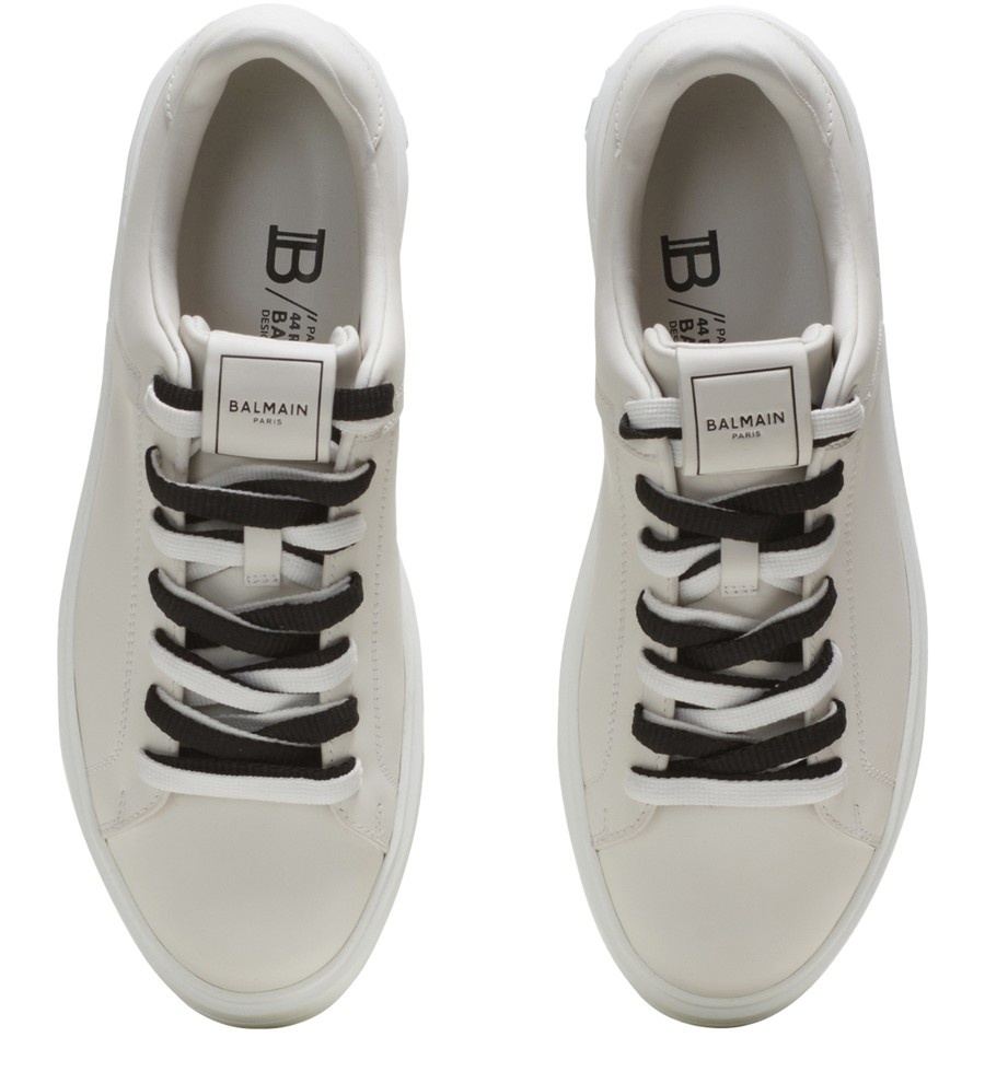 B-Court smooth leather trainers - 5