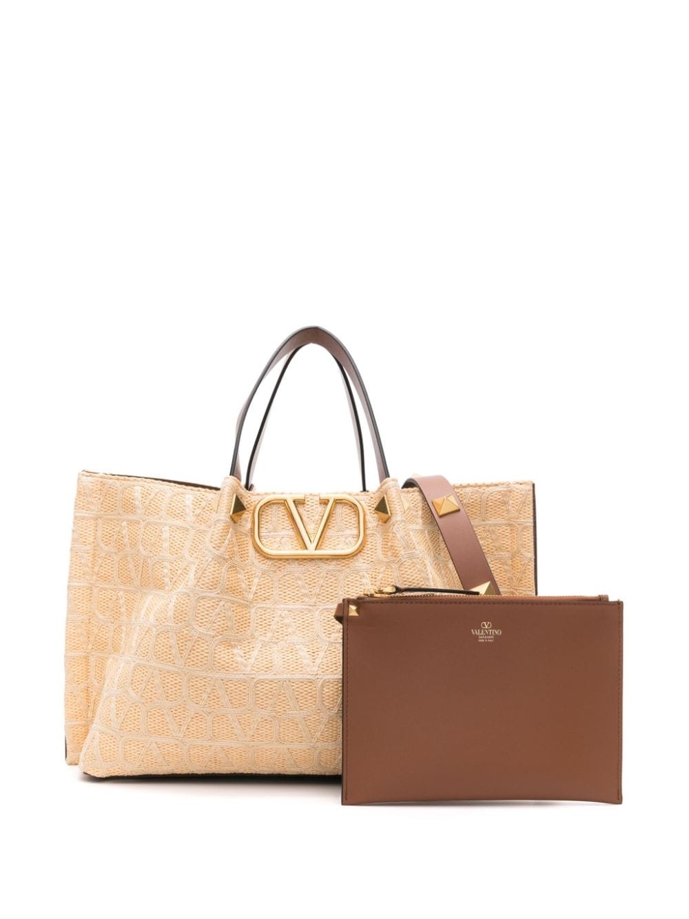 Toile Iconographe raffia tote bag - 6