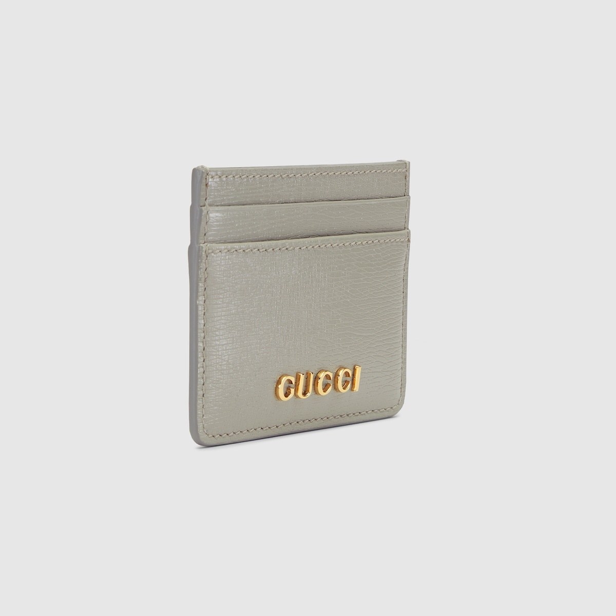 Card case with Gucci script - 3
