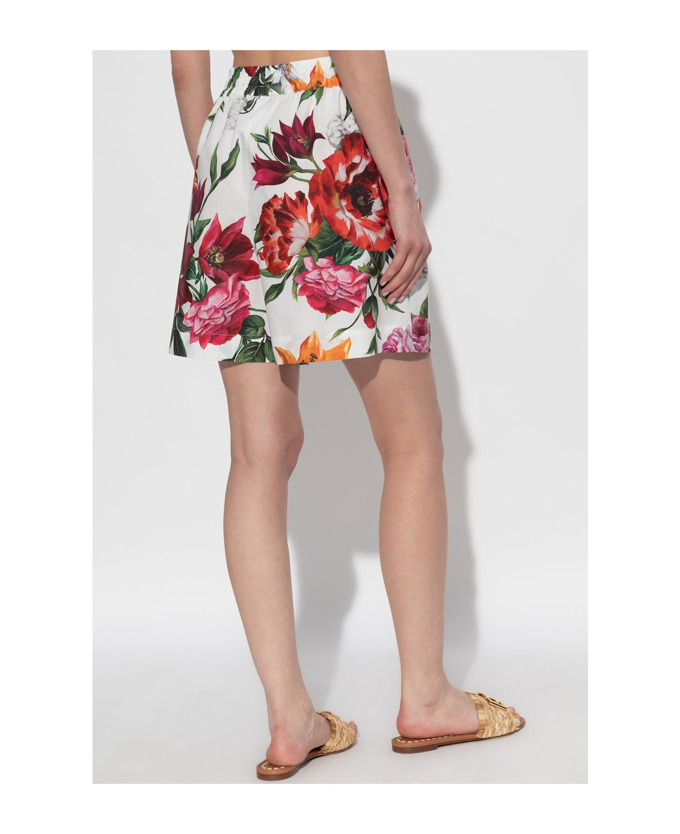 Dolce & Gabbana Floral Motif Shorts - 4