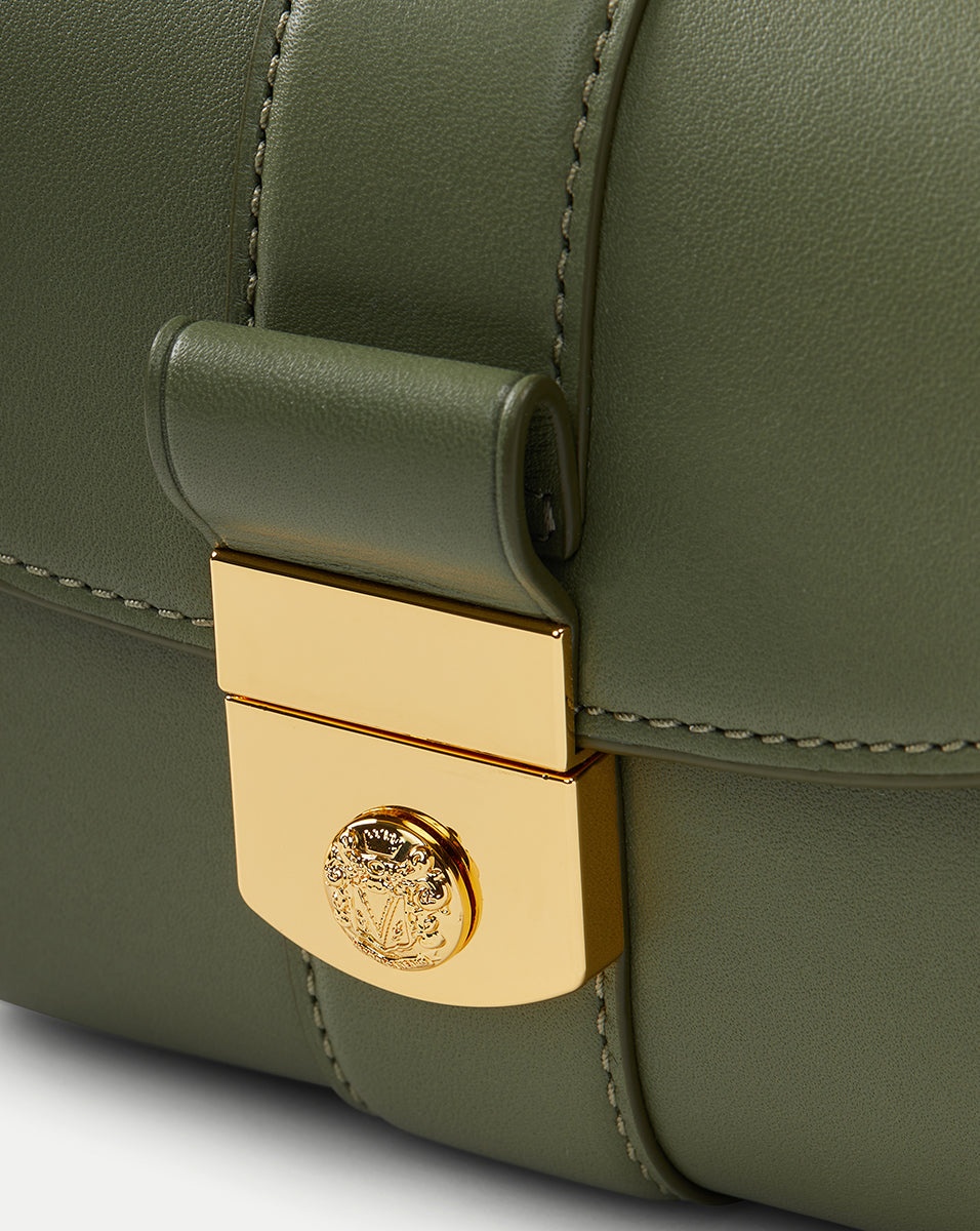 SMALL CREST LOCK TRAP BAG 3