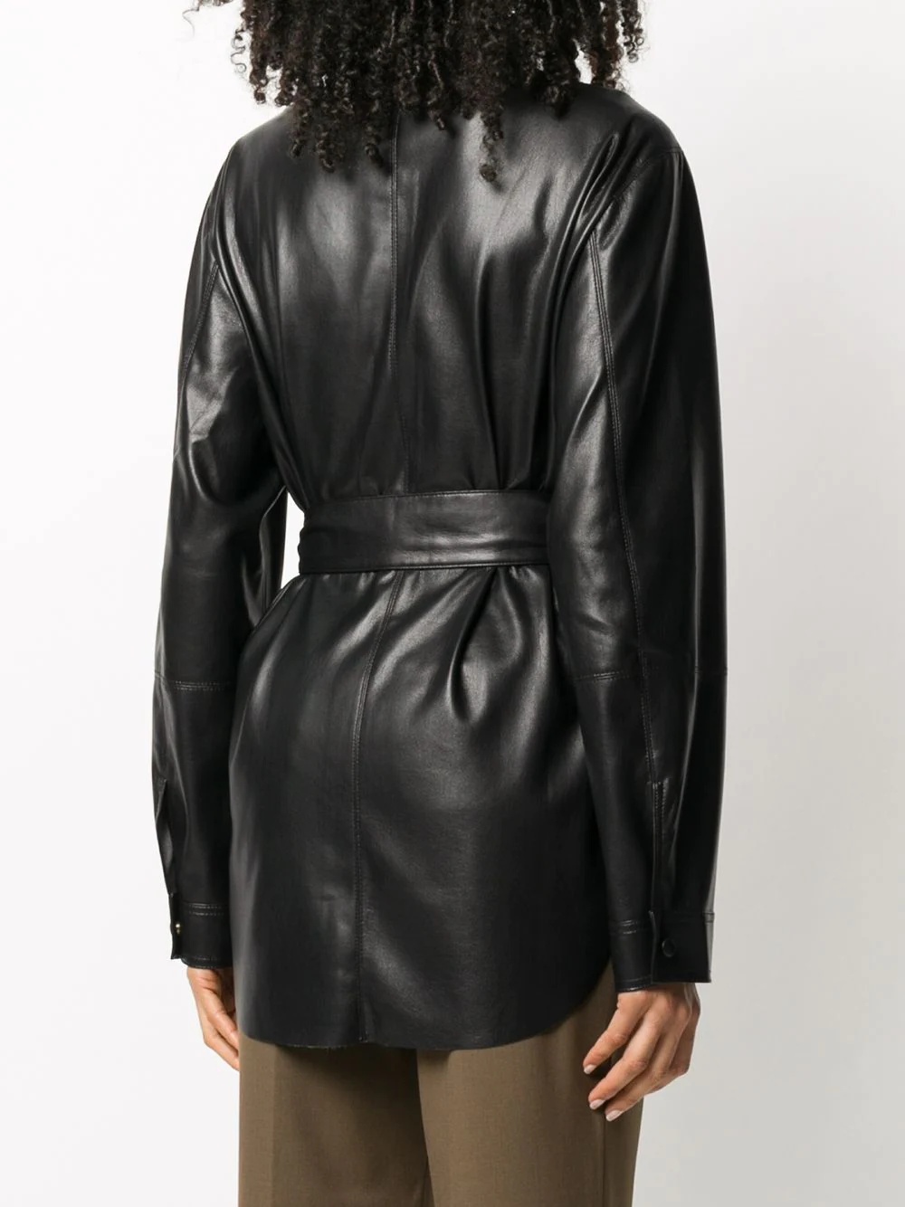 tie-waist shirt - 4