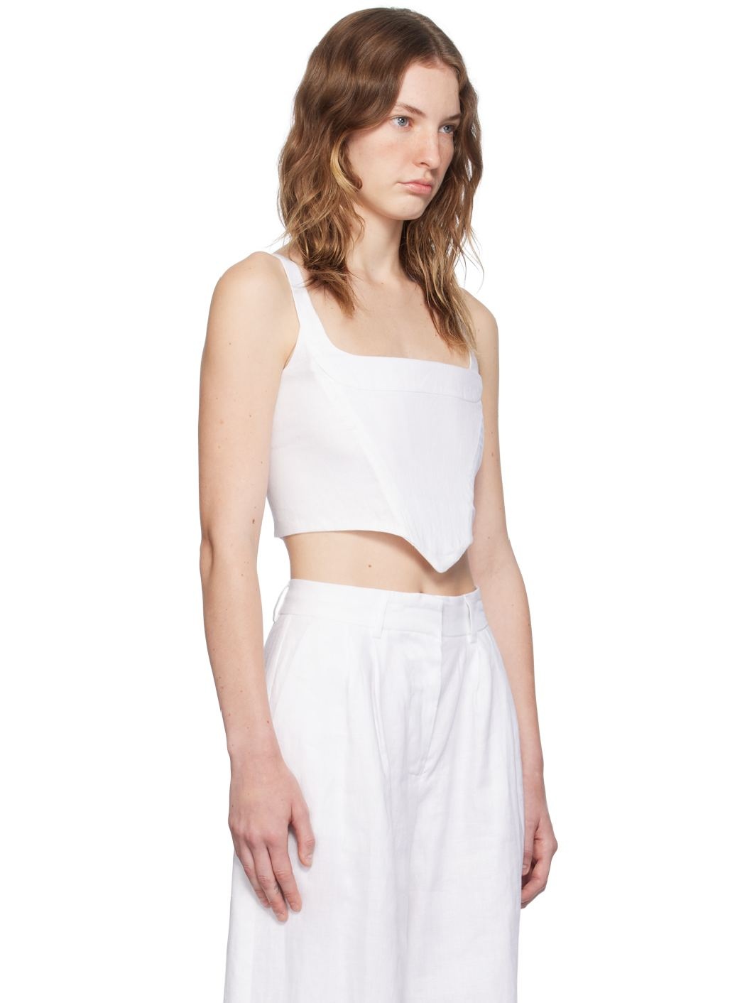 White Vaga Tank Top - 2