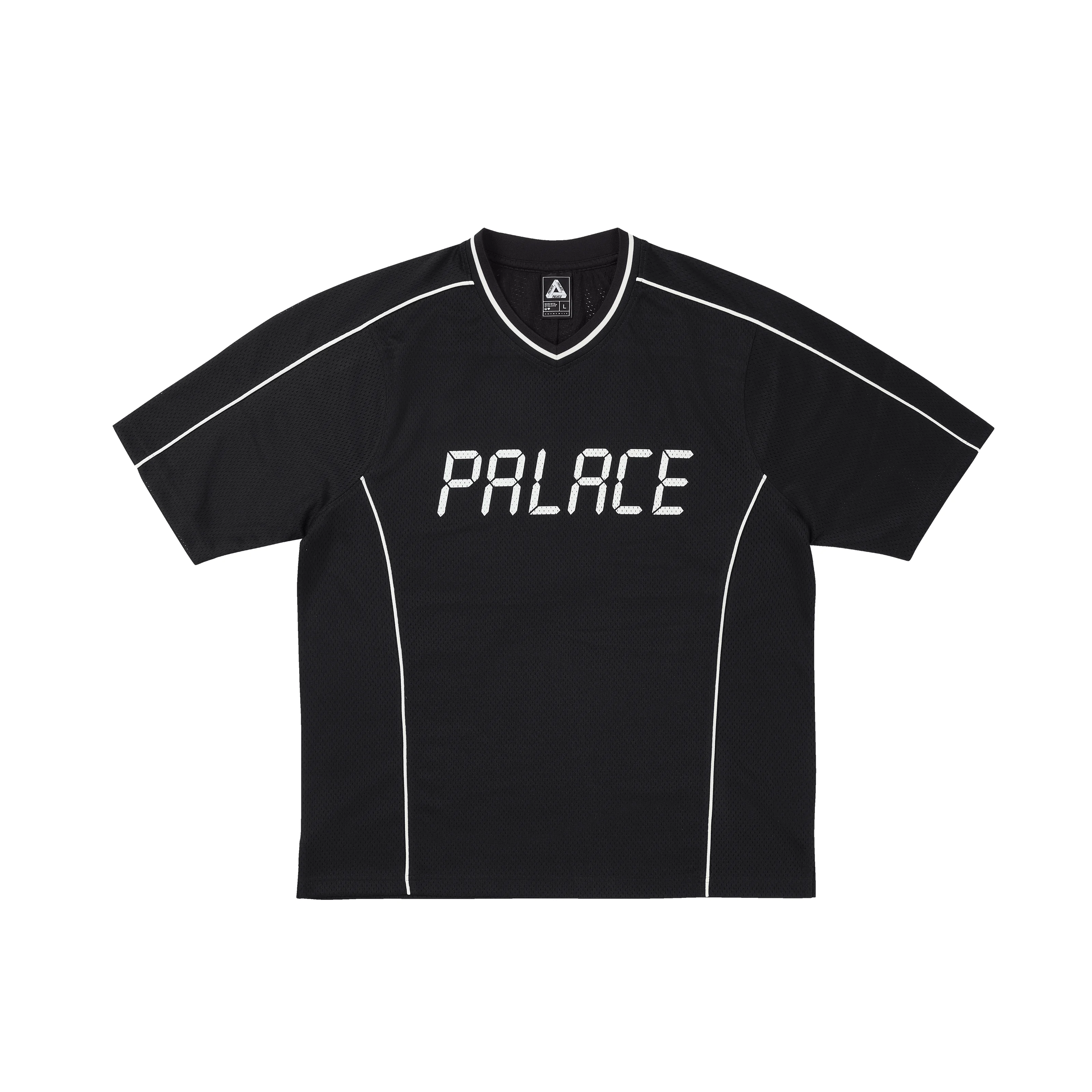 PALACE LUV U MESH JERSEY BLACK - 1