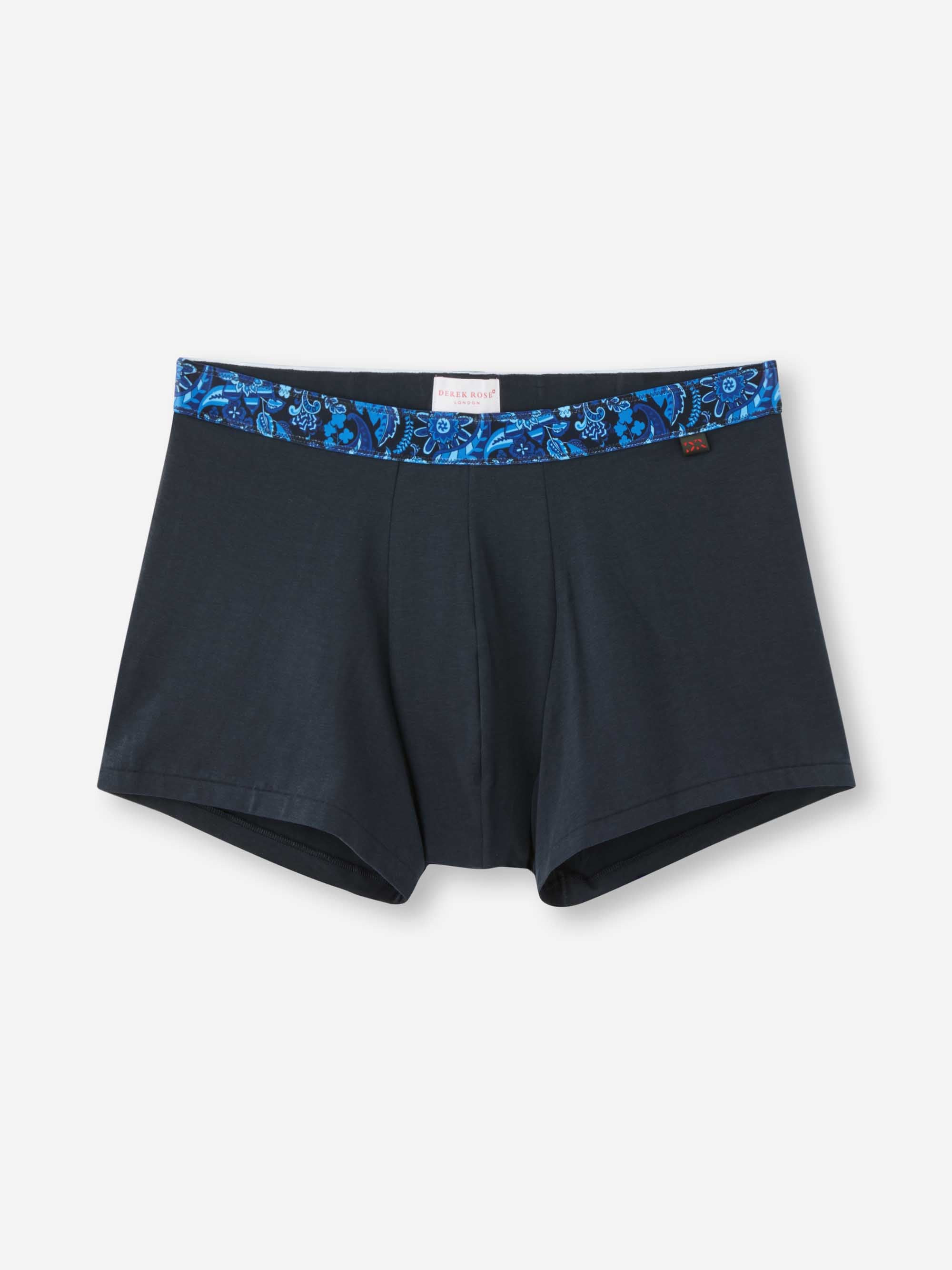 Men's Boxer Briefs Band 66 Pima Cotton Stretch Navy - 2