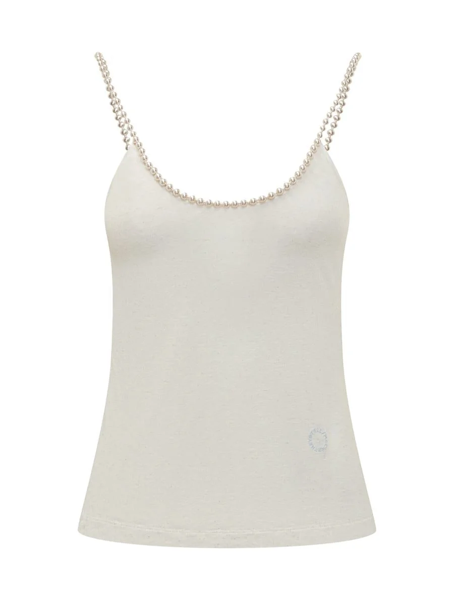 Stella McCartney Top With Pearl Straps - 1