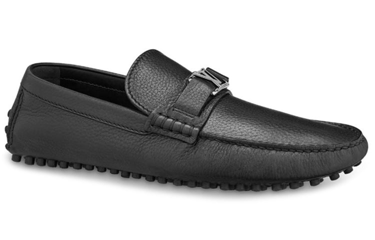 LOUIS VUITTON LV Hockenheim Moccasin Shoes 'Black' 1A5UTG - 2