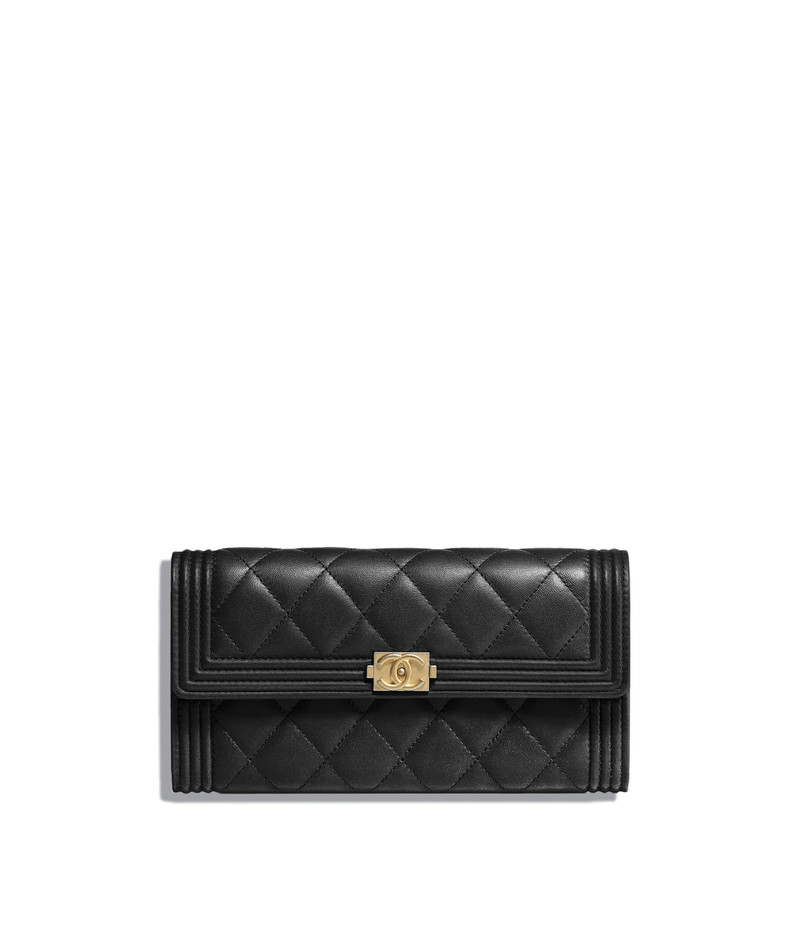 BOY CHANEL Long Flap Wallet 1