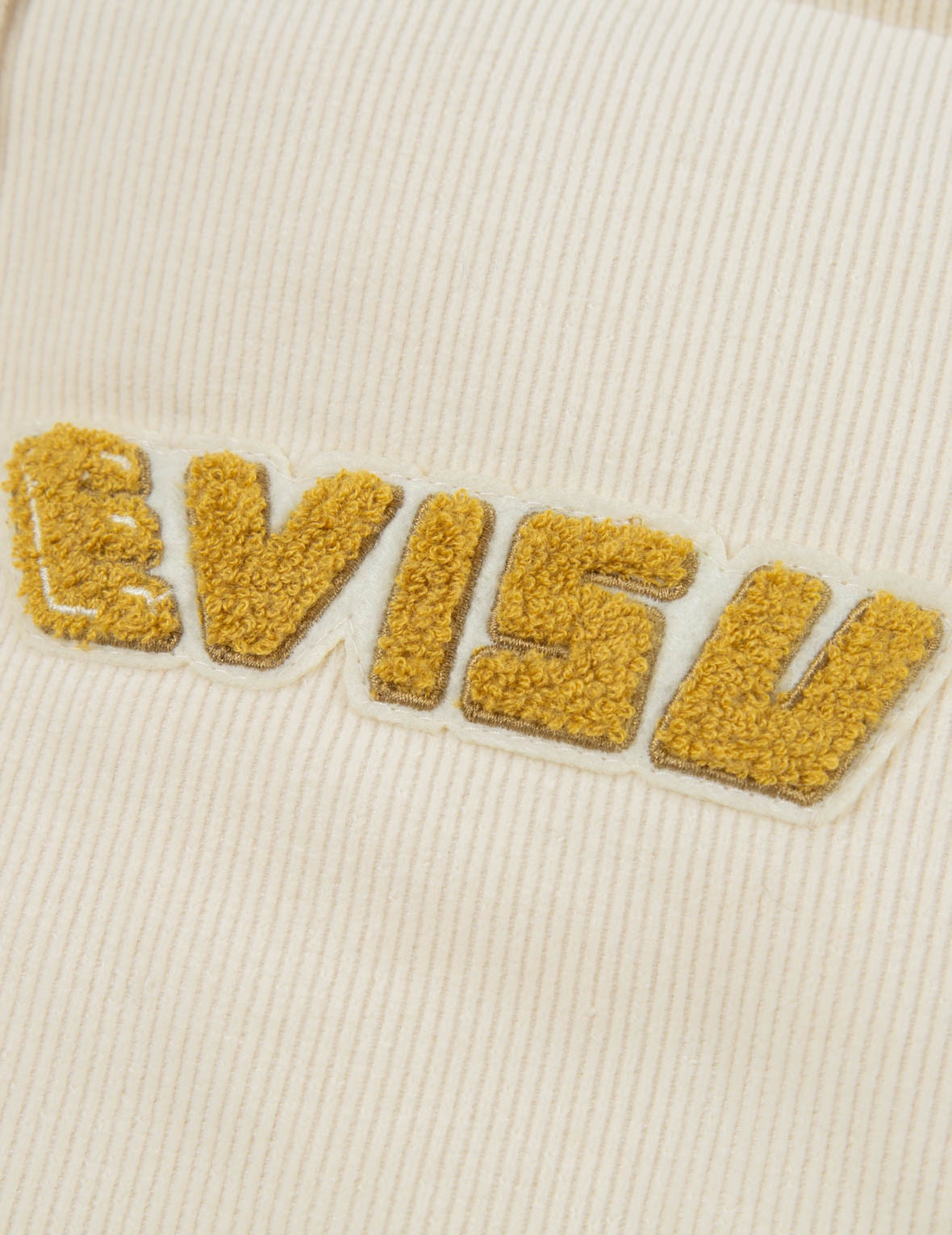 EVISU SQUAD EMBROIDERY CORDUROY DOWN COAT - 8
