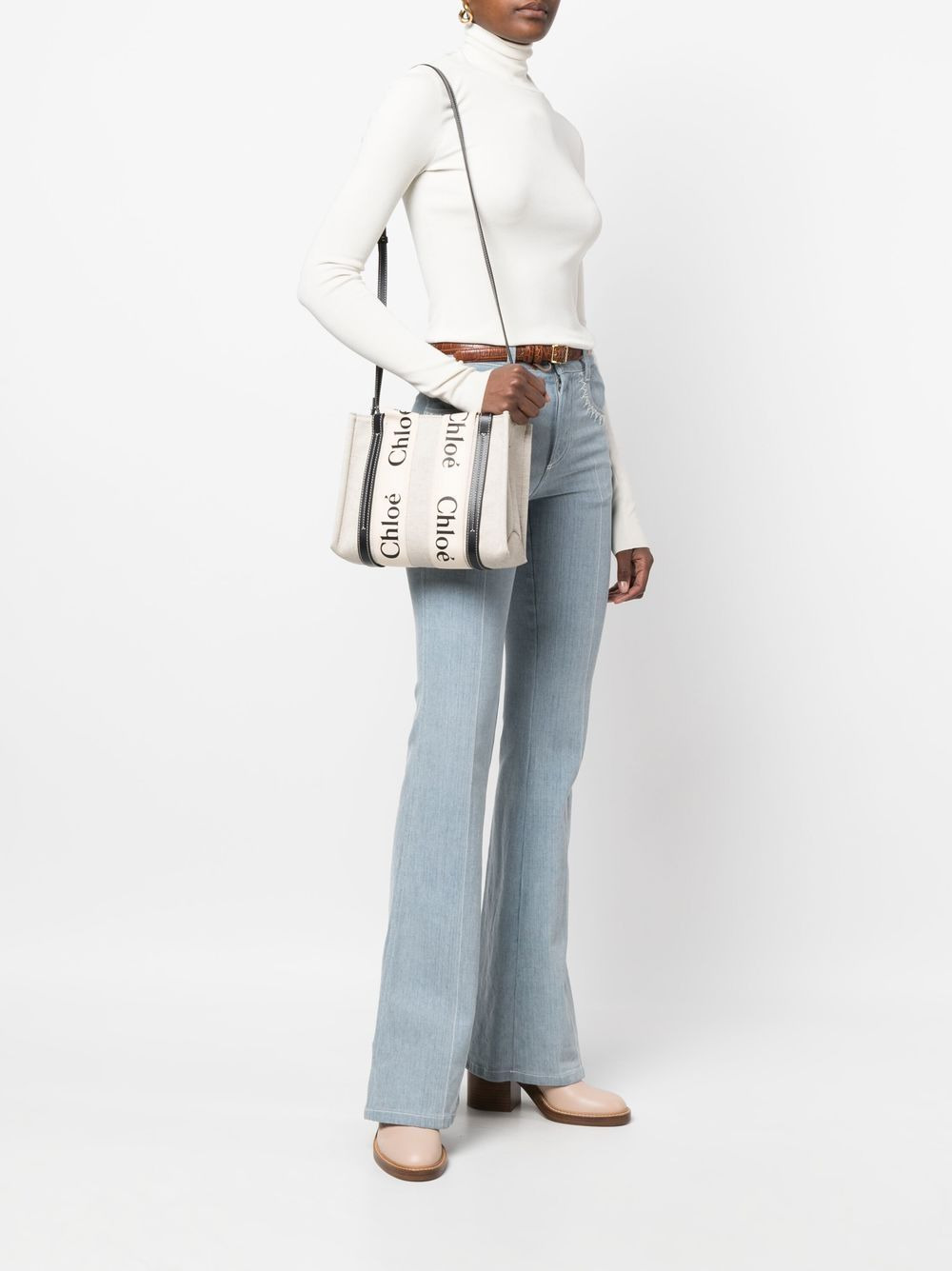 Woody logo-print tote bag - 2