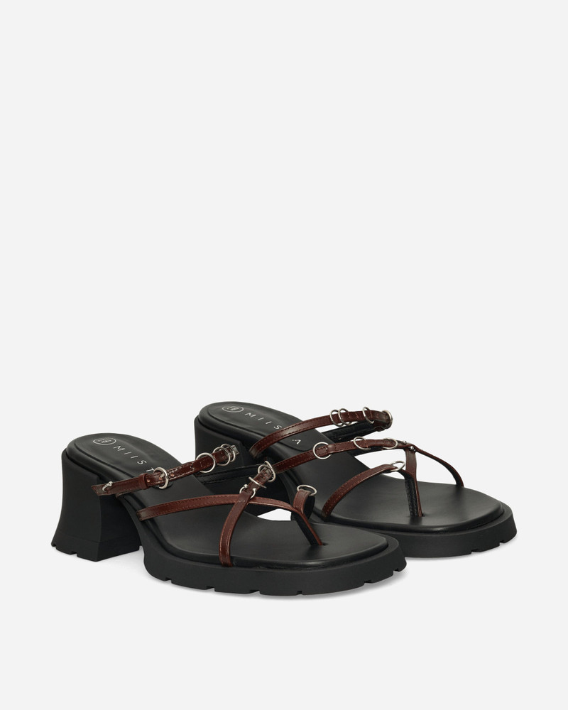 MIISTA Women's Jaslene Sandals Brown outlook