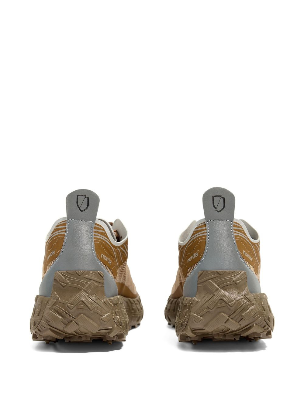 001A mesh-panel sneakers - 3
