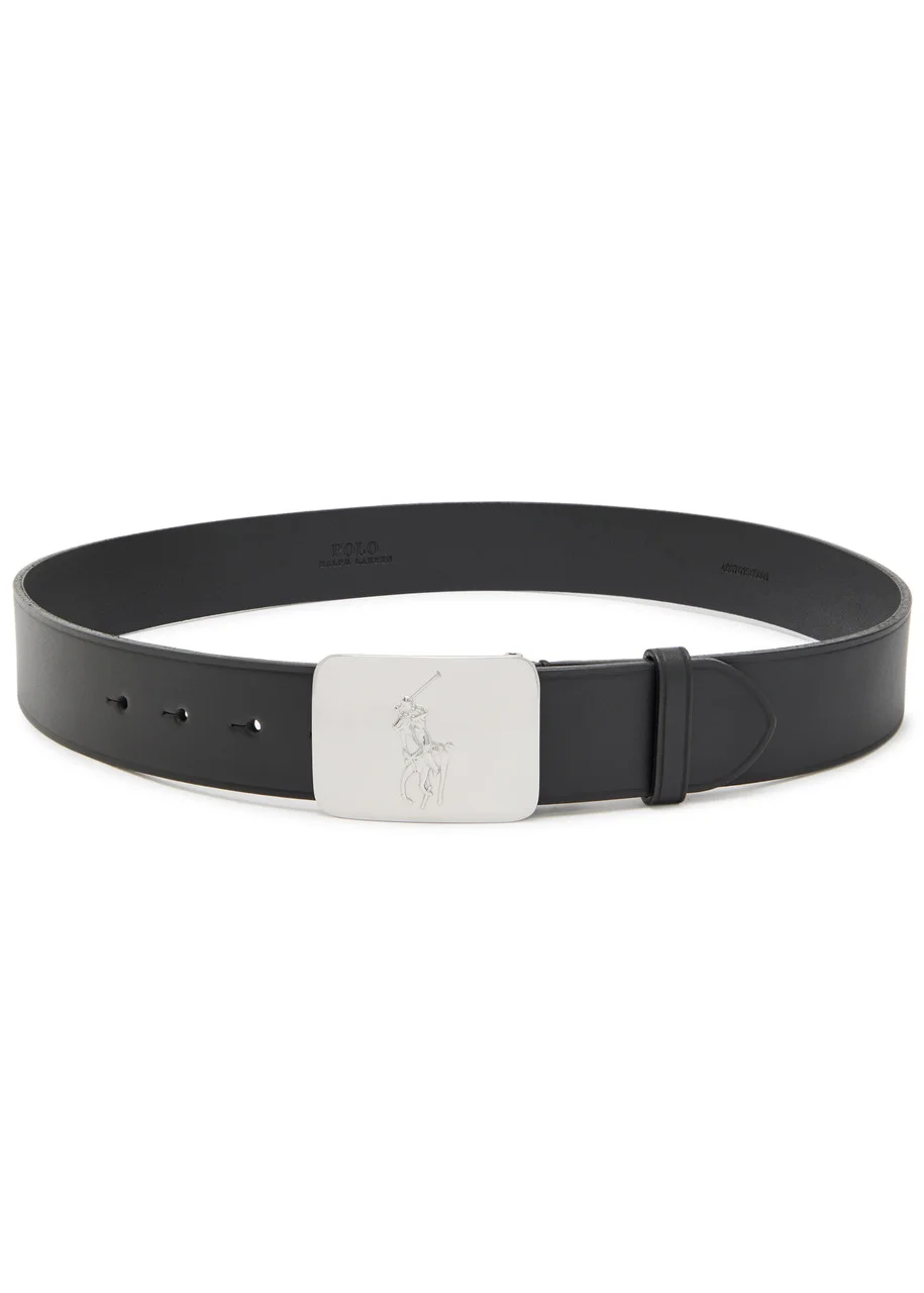 Polo Ralph Lauren Logo Leather Belt - 1