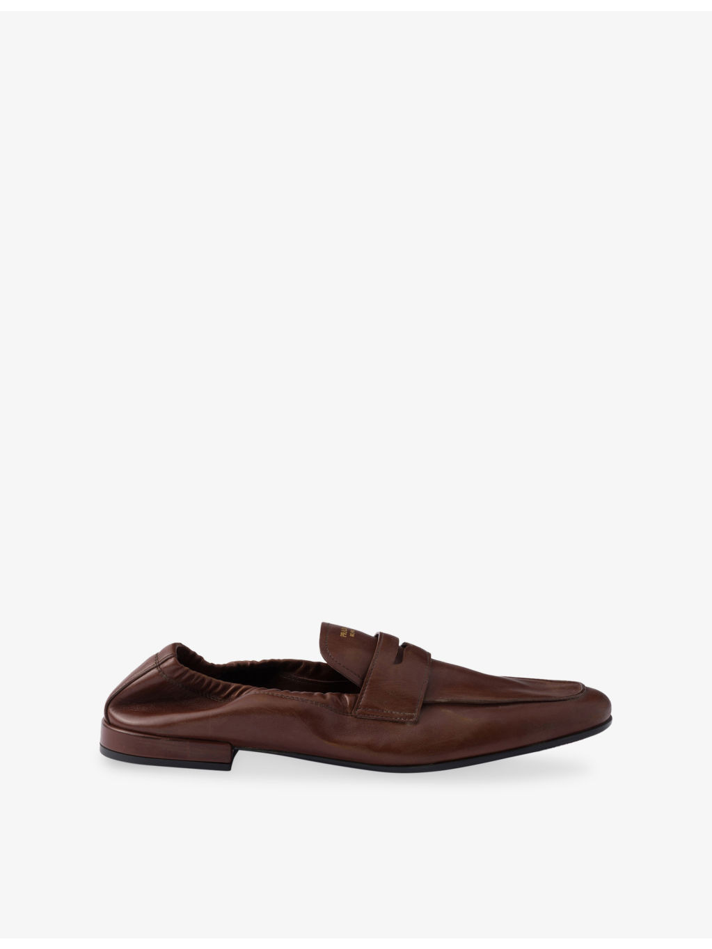 Shuffle Antiqued Leather Loafers - 1