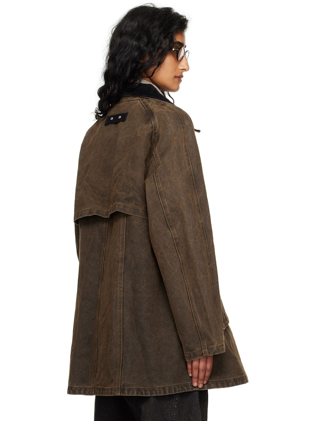 Brown Kerri Trapez Work Jacket - 3