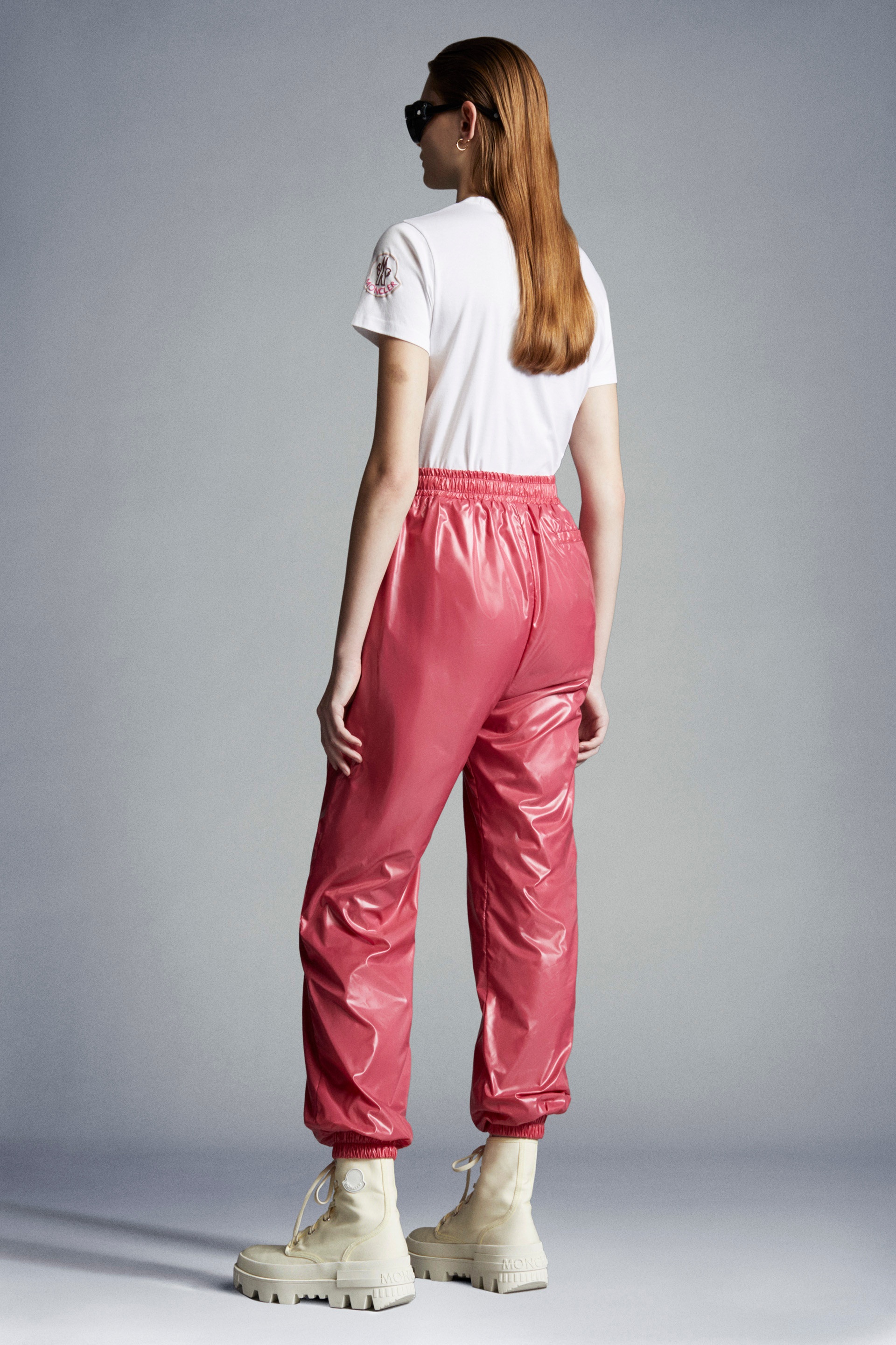 Glossy Nylon Sweatpants - 5