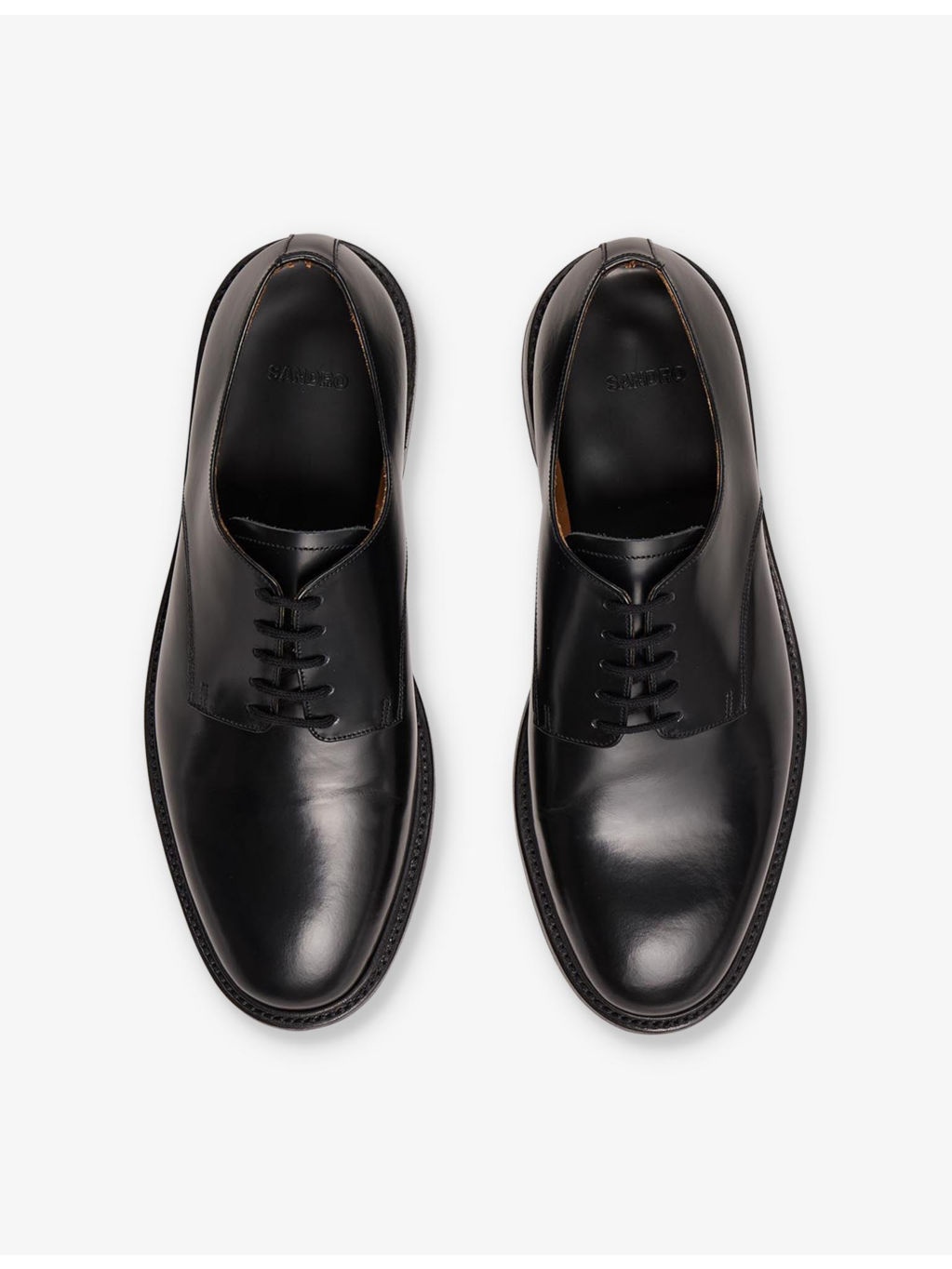 Almond-toe leather Derby shoes - 2