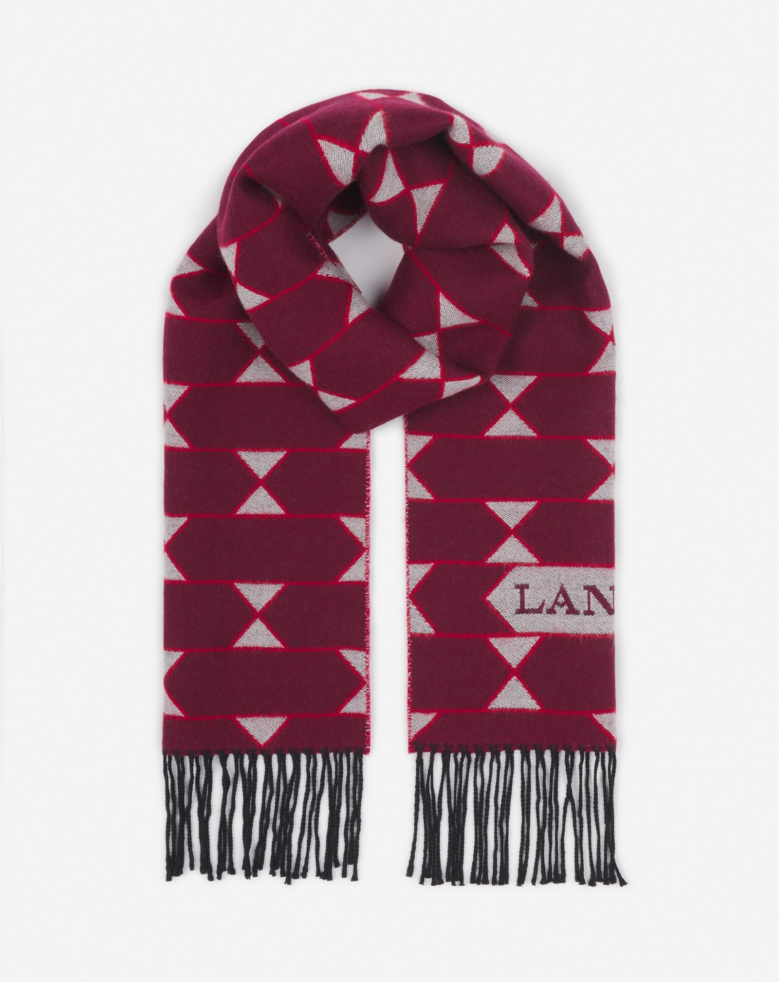 TWO-TONE WOOL SCARF - 4