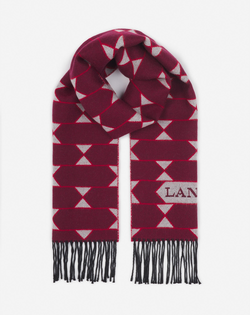 TWO-TONE WOOL SCARF 4