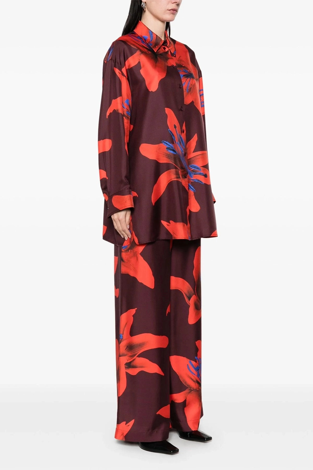 Mcqueen Women 'Flame Lily' Shirt - 2
