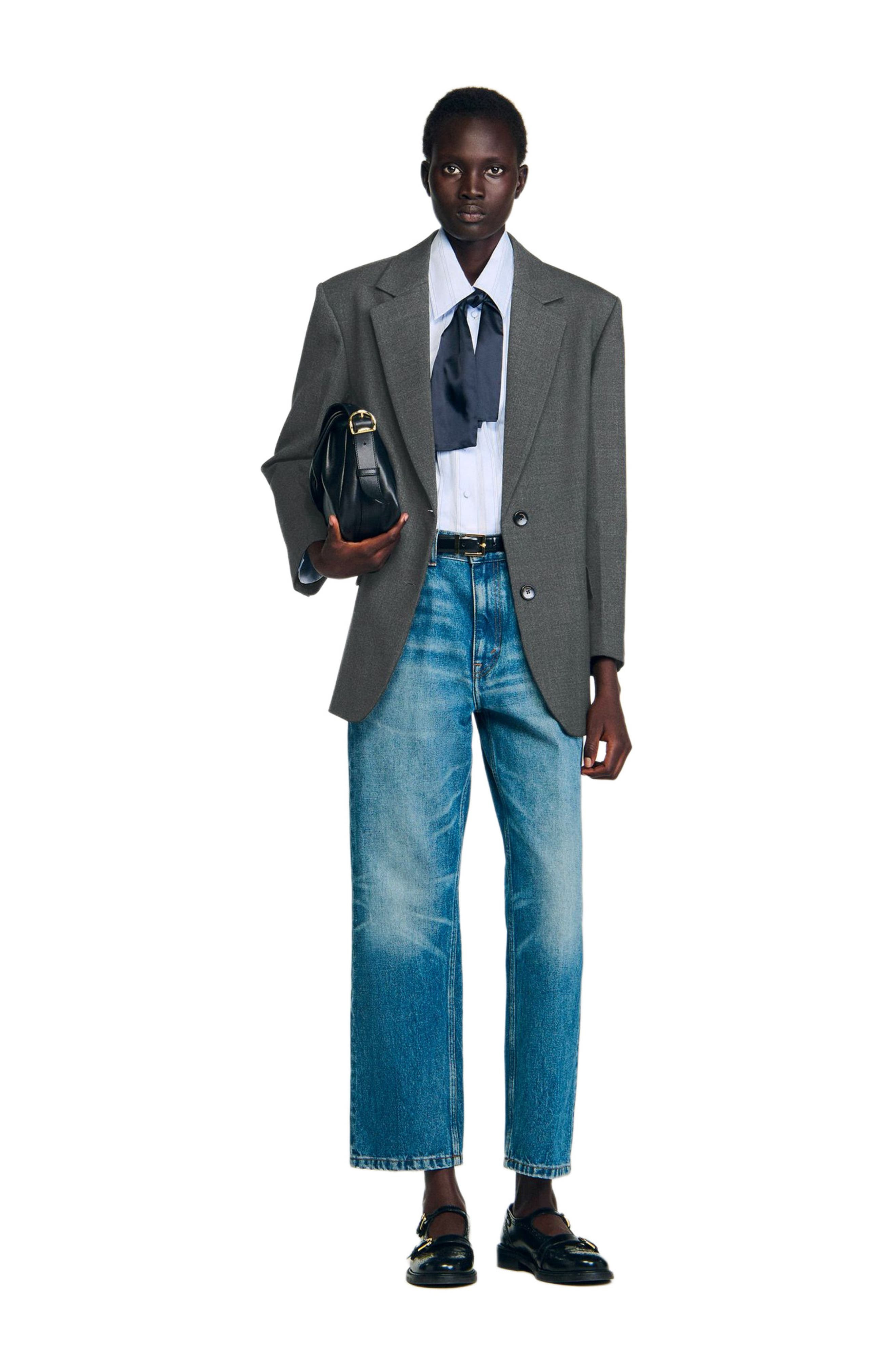 SANDRO Suit jacket in Light Grey at Nordstrom - 6