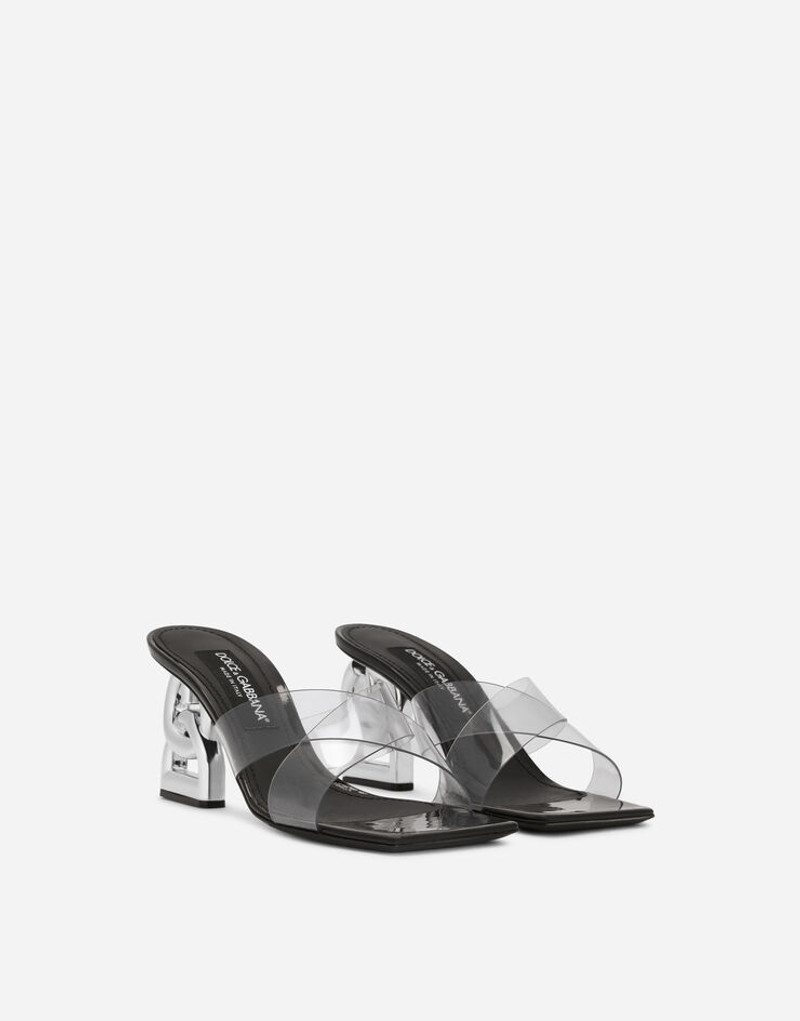 PVC mules with DG Pop heel 2