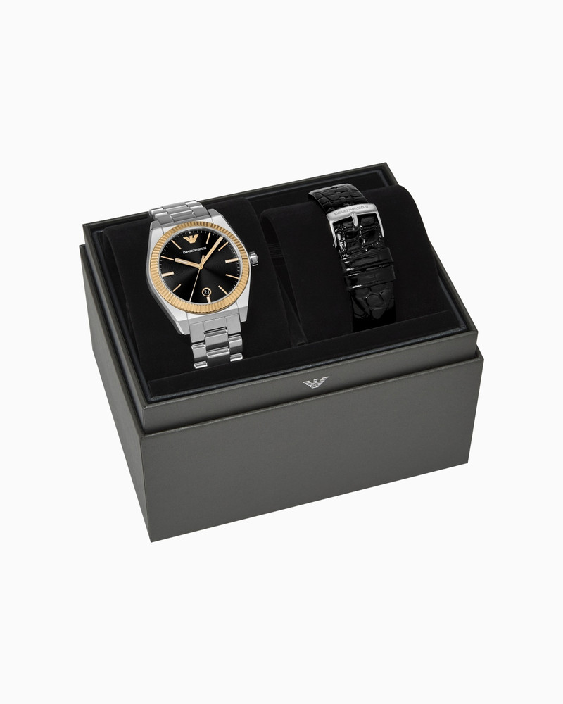 EMPORIO ARMANI STEEL STRAP WATCHES outlook