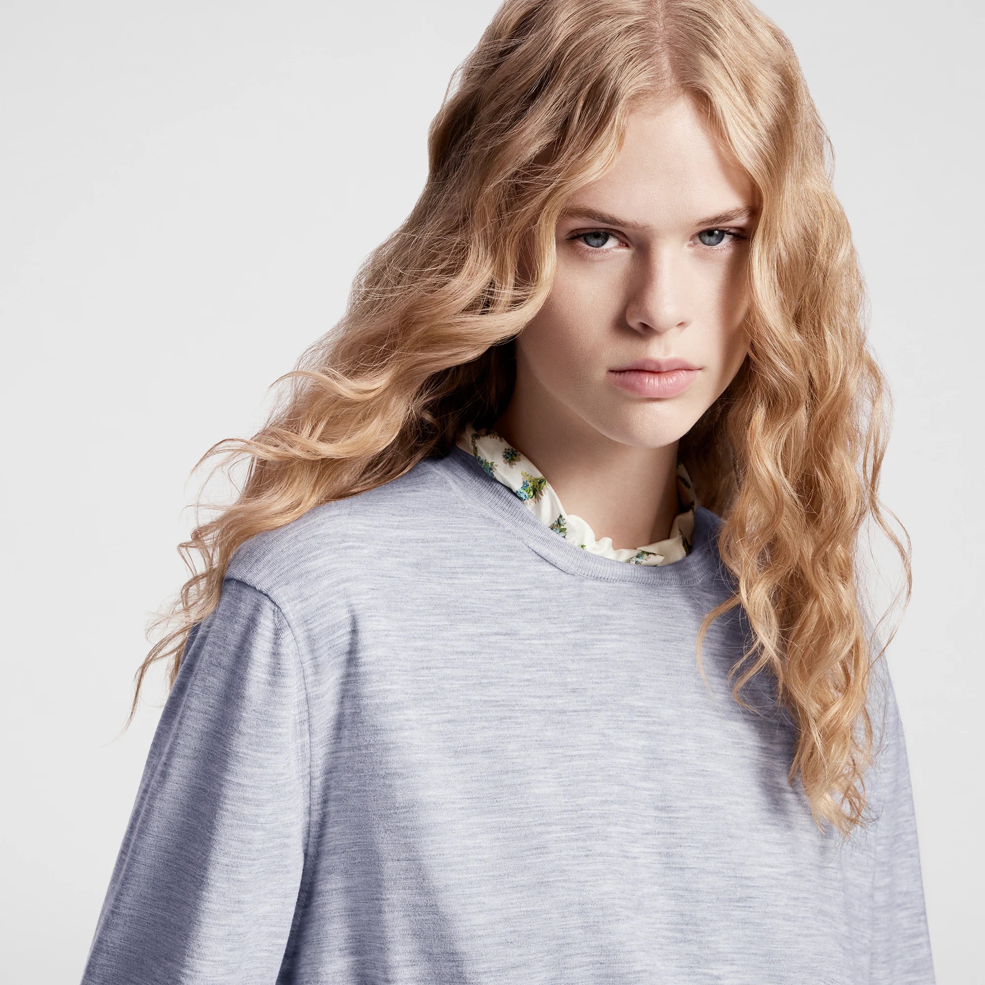 Floral Monogram Hem Sweater - 2