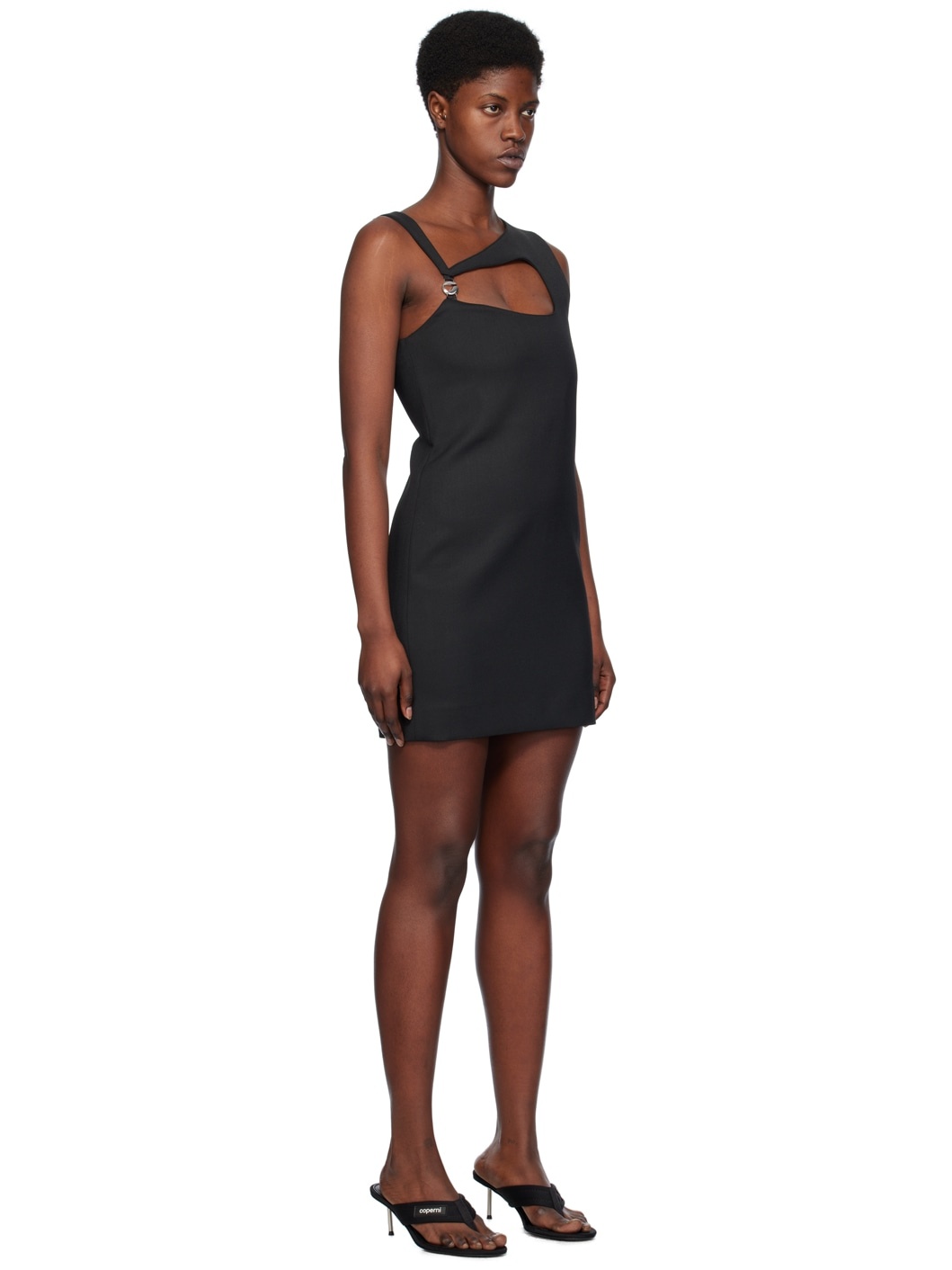 Black Cutout Minidress - 2