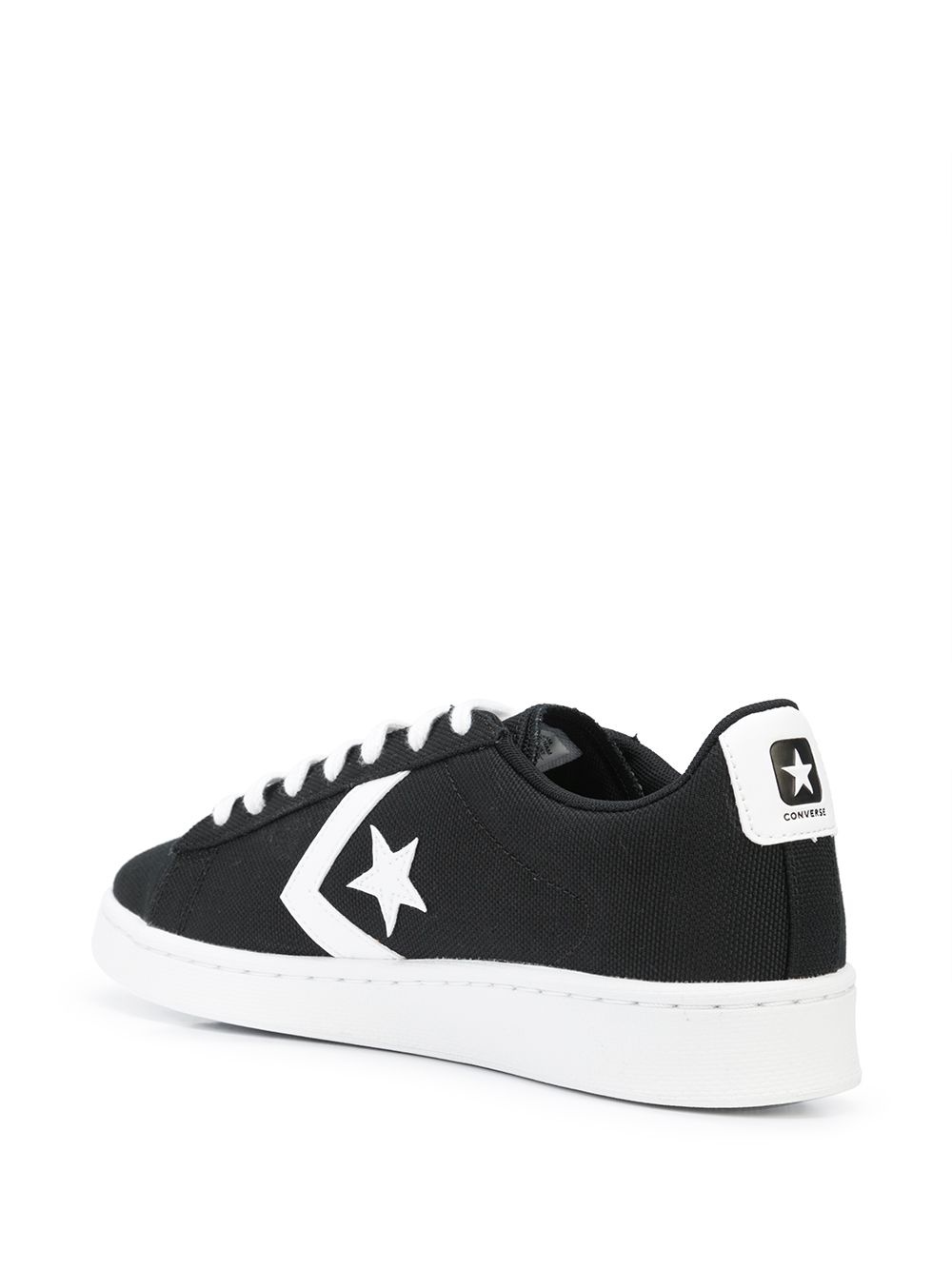 Pro leather court canvas sneakers - 3