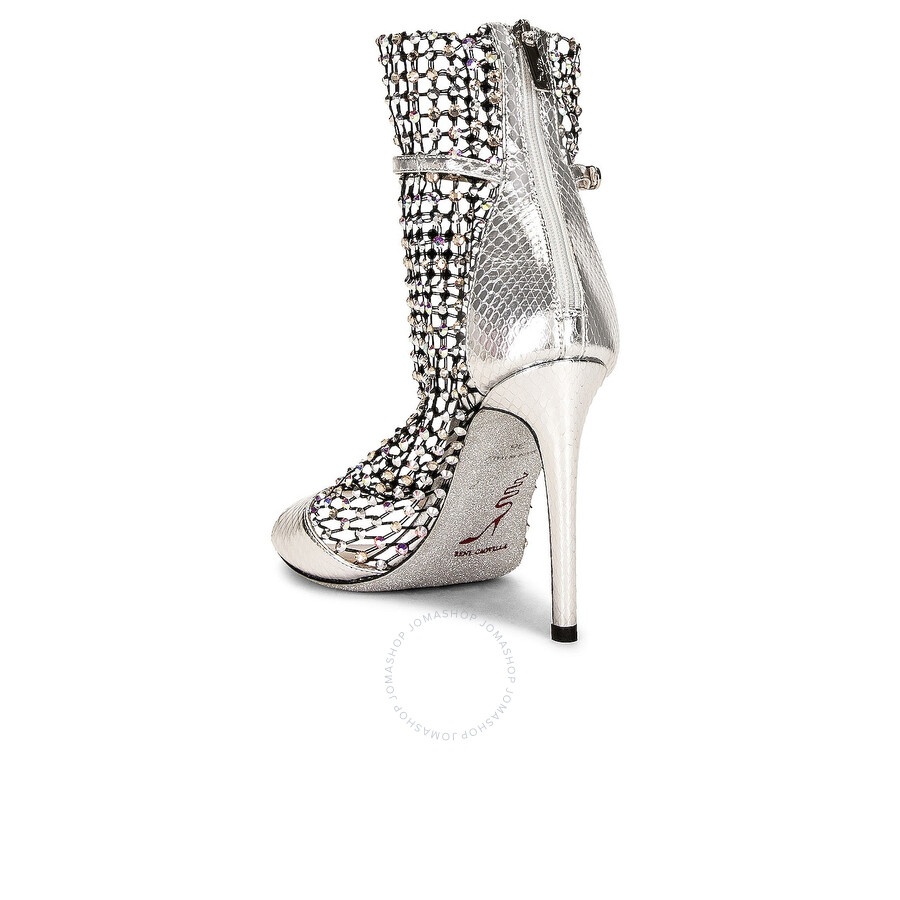 Rene Caovilla Ladies Galaxia Rhinestone Mesh Sandals - 2