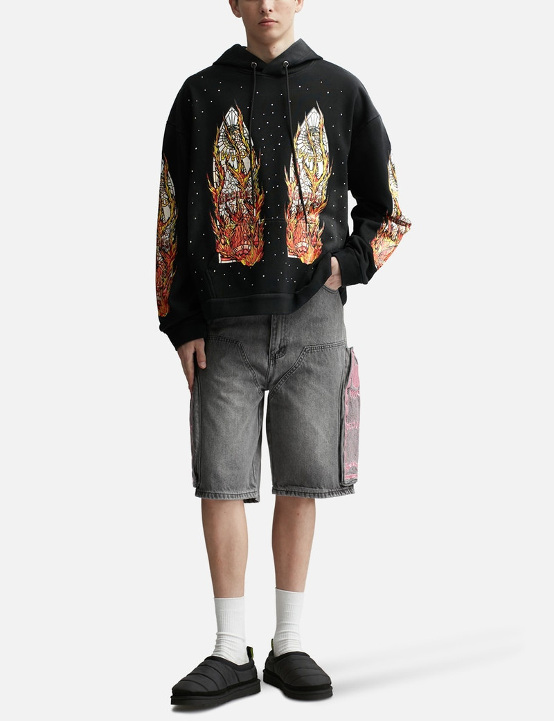 WHO DECIDES WAR SIDE EMBROIDERY MID LENGTH SHORT outlook