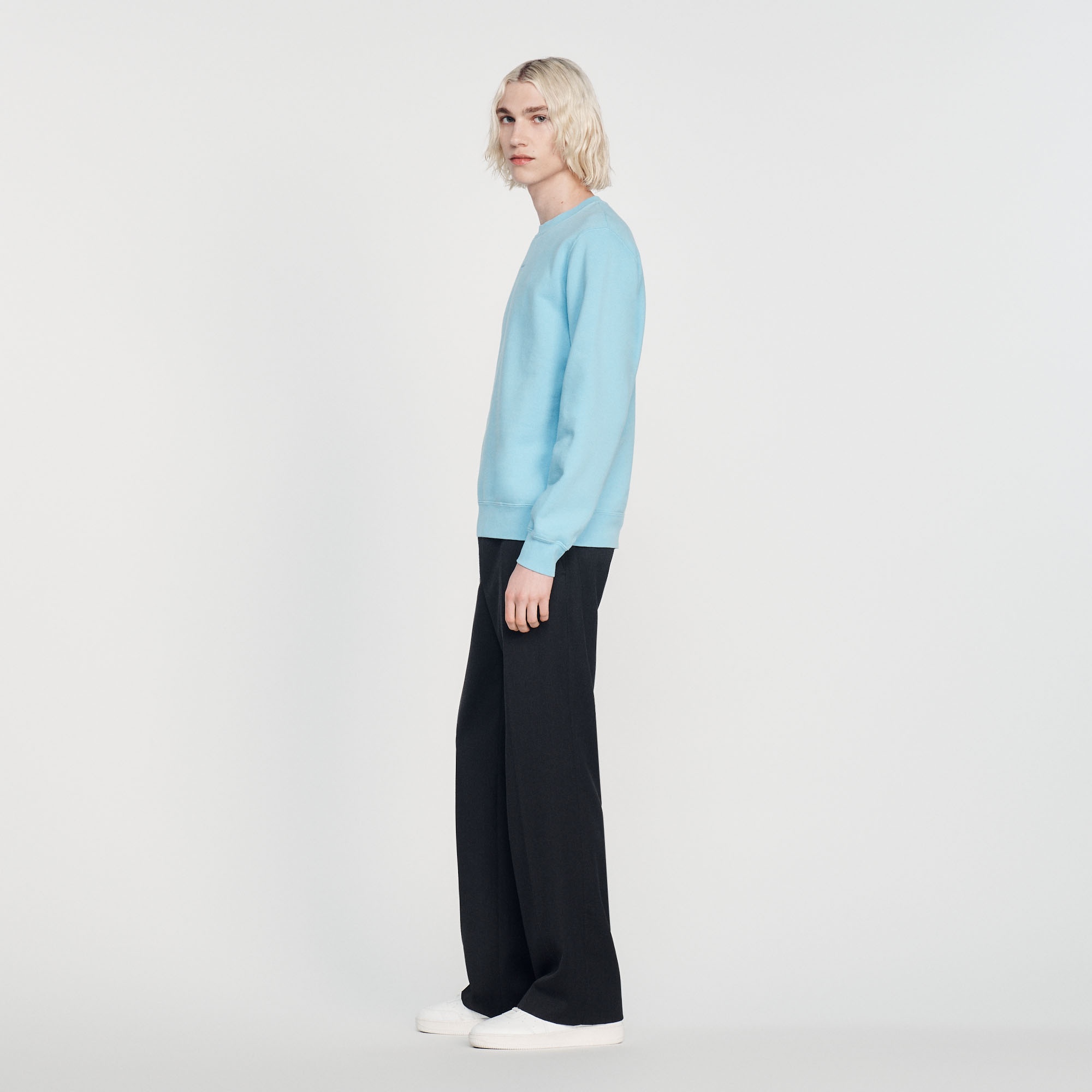 Embroidered fleece sweatshirt - 7