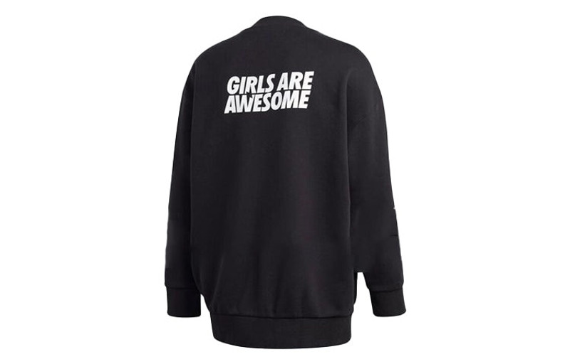 adidas adidas originals x GIRLS ARE AWESOME Crossover Logo Long Sleeves Black GM6913 outlook