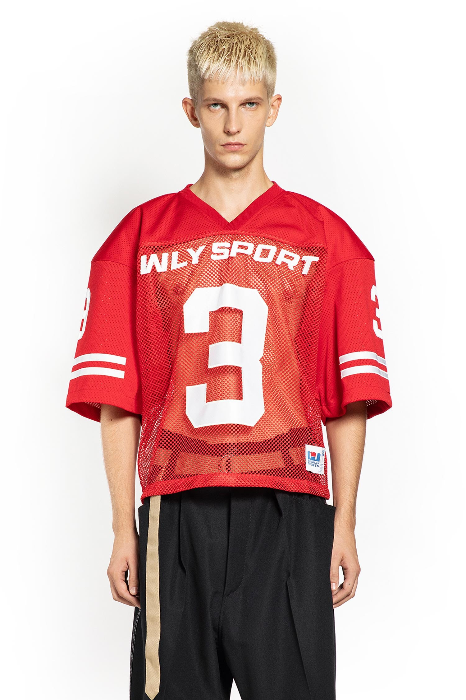 Willy Chavarria Man Red T-shirts & Tank Tops - 1