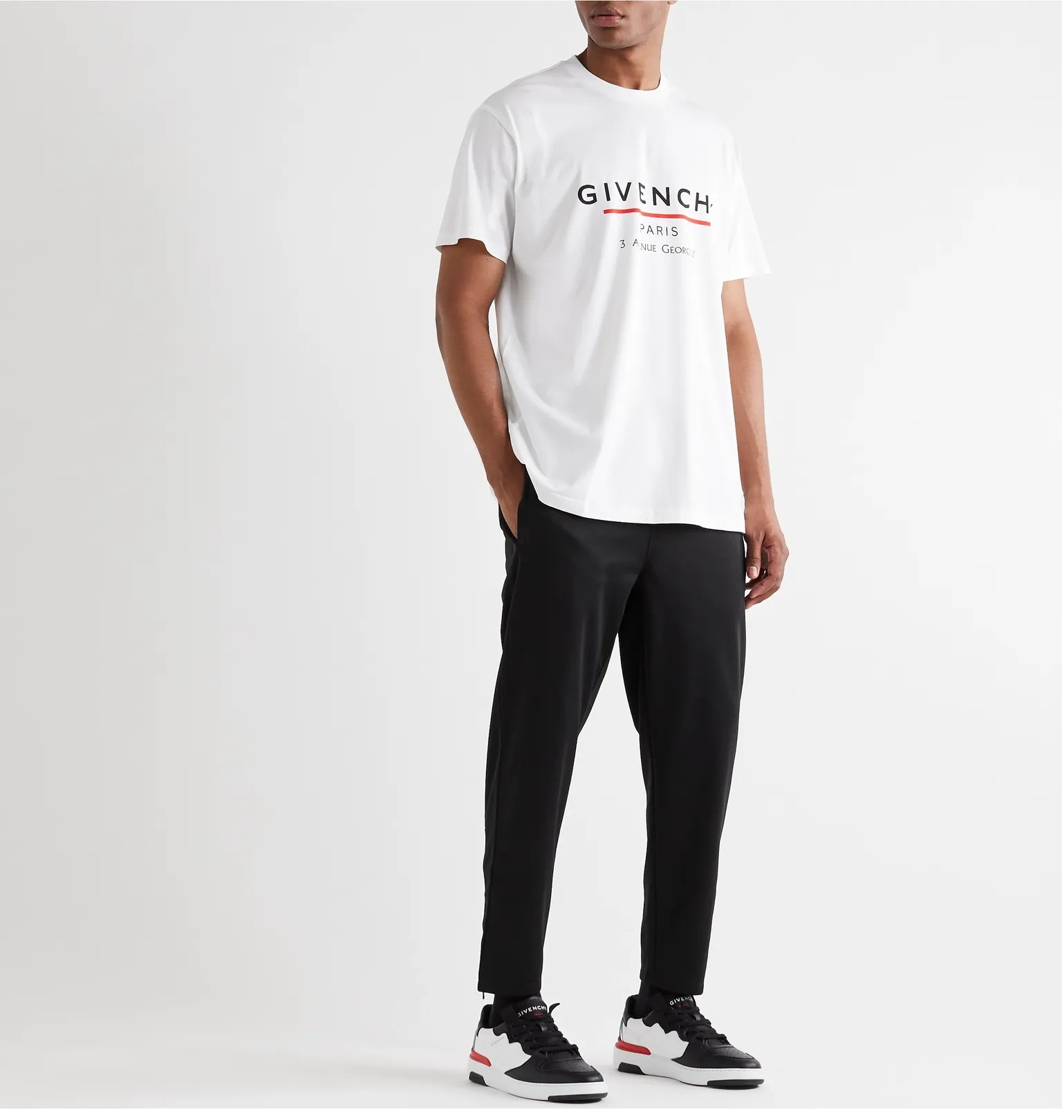 Tapered Logo-Appliquéd Fleece-Back Tech-Jersey Track Pants - 2