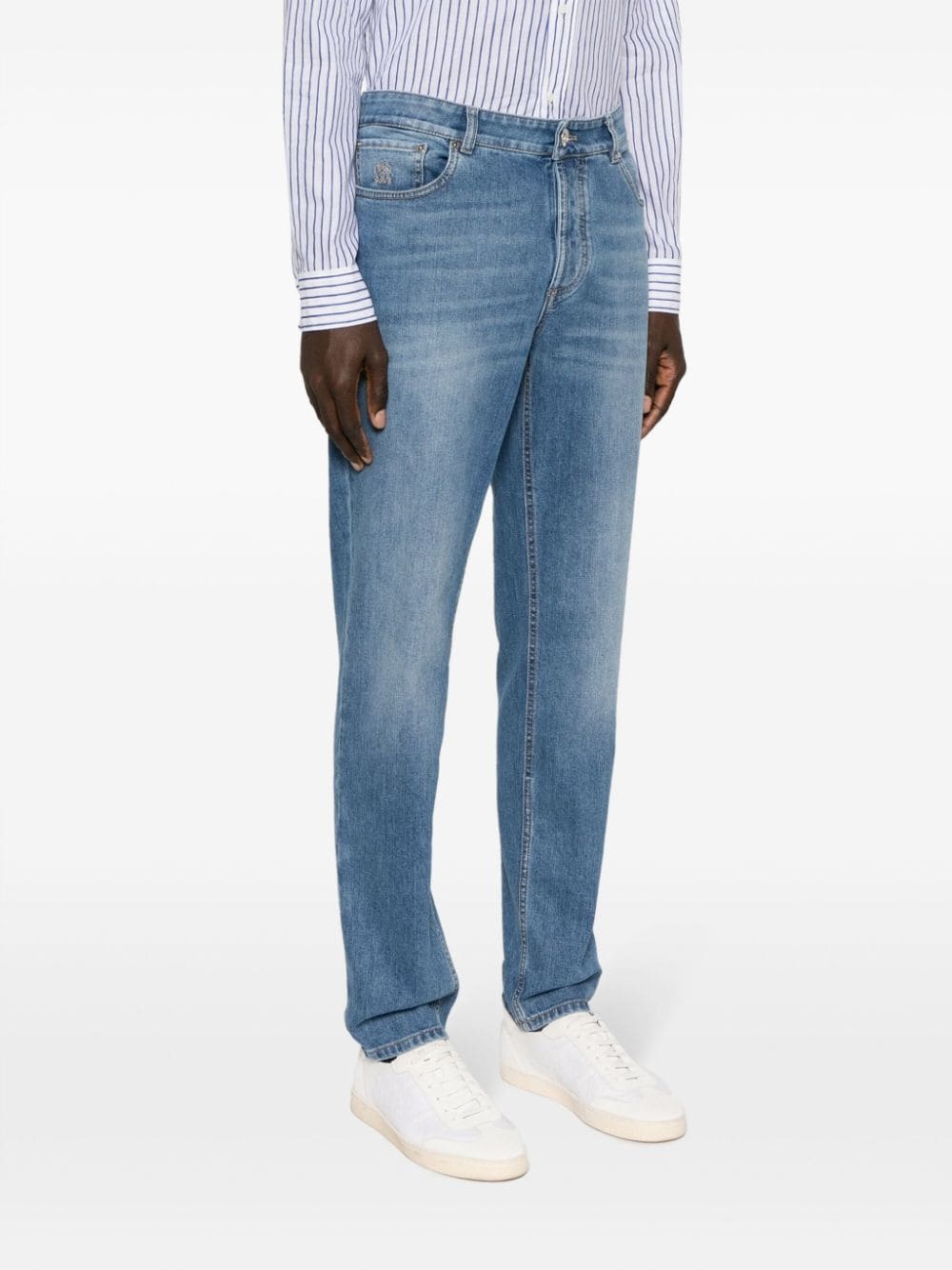 mid-rise slim jeans - 3