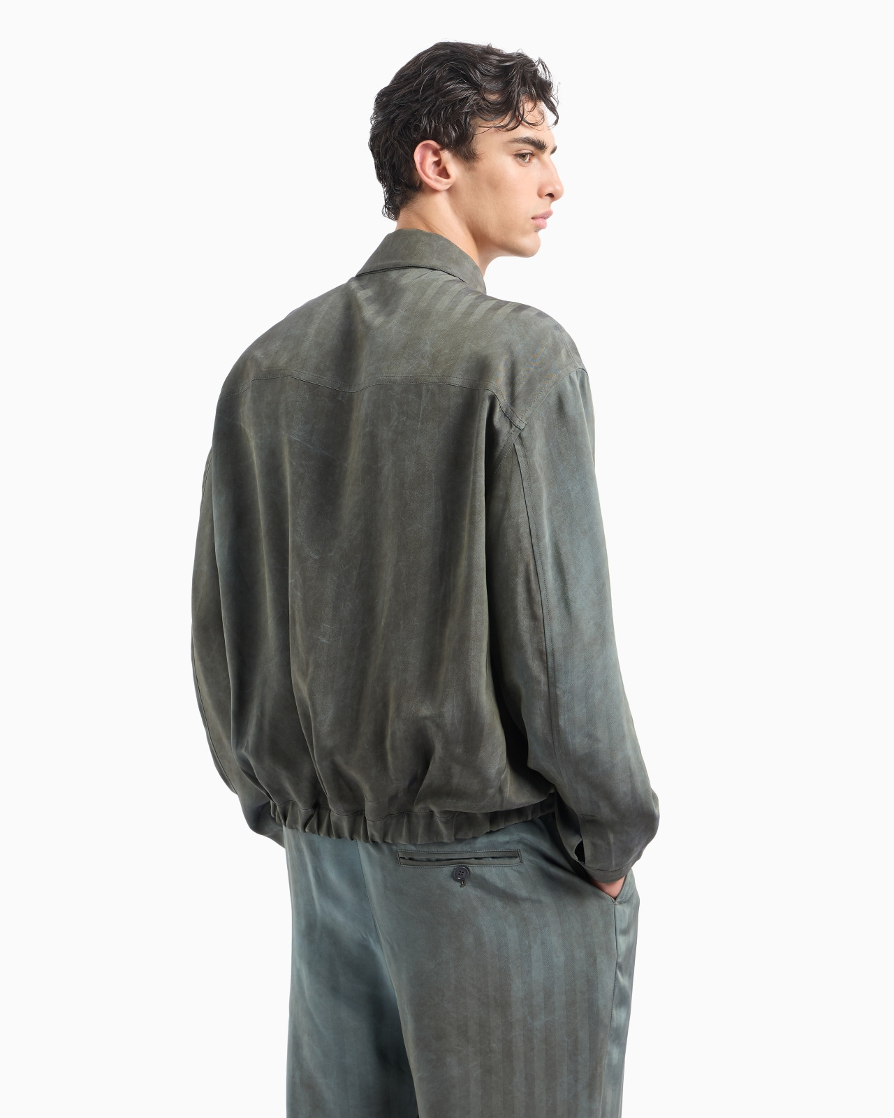 VISCOSE CANVAS BLOUSON - 3