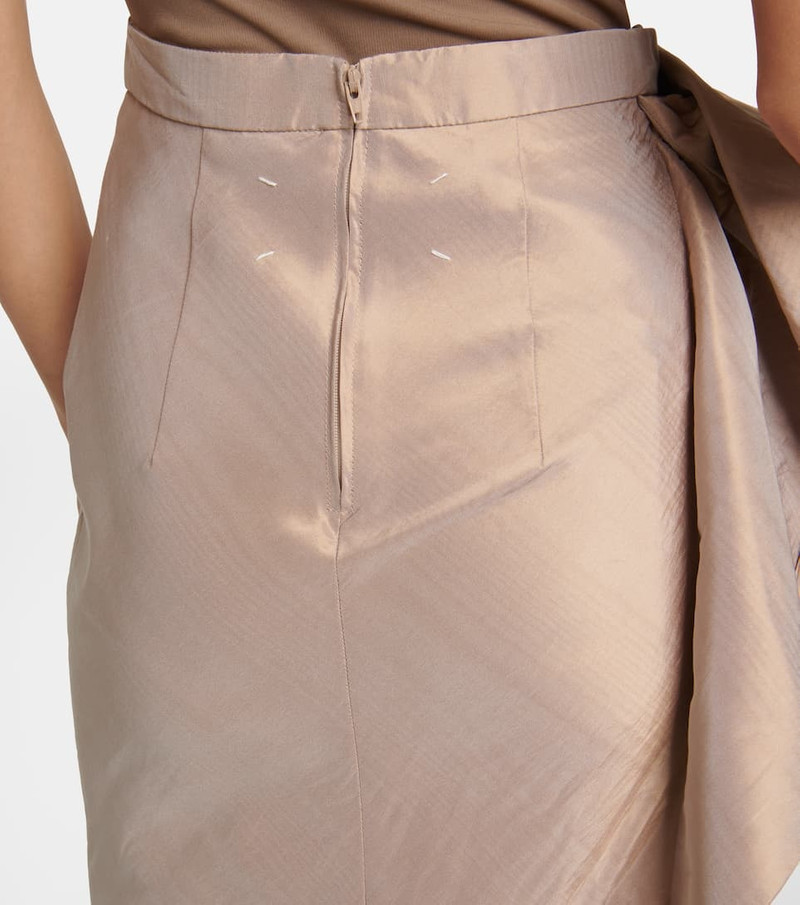 Draped midi skirt 6