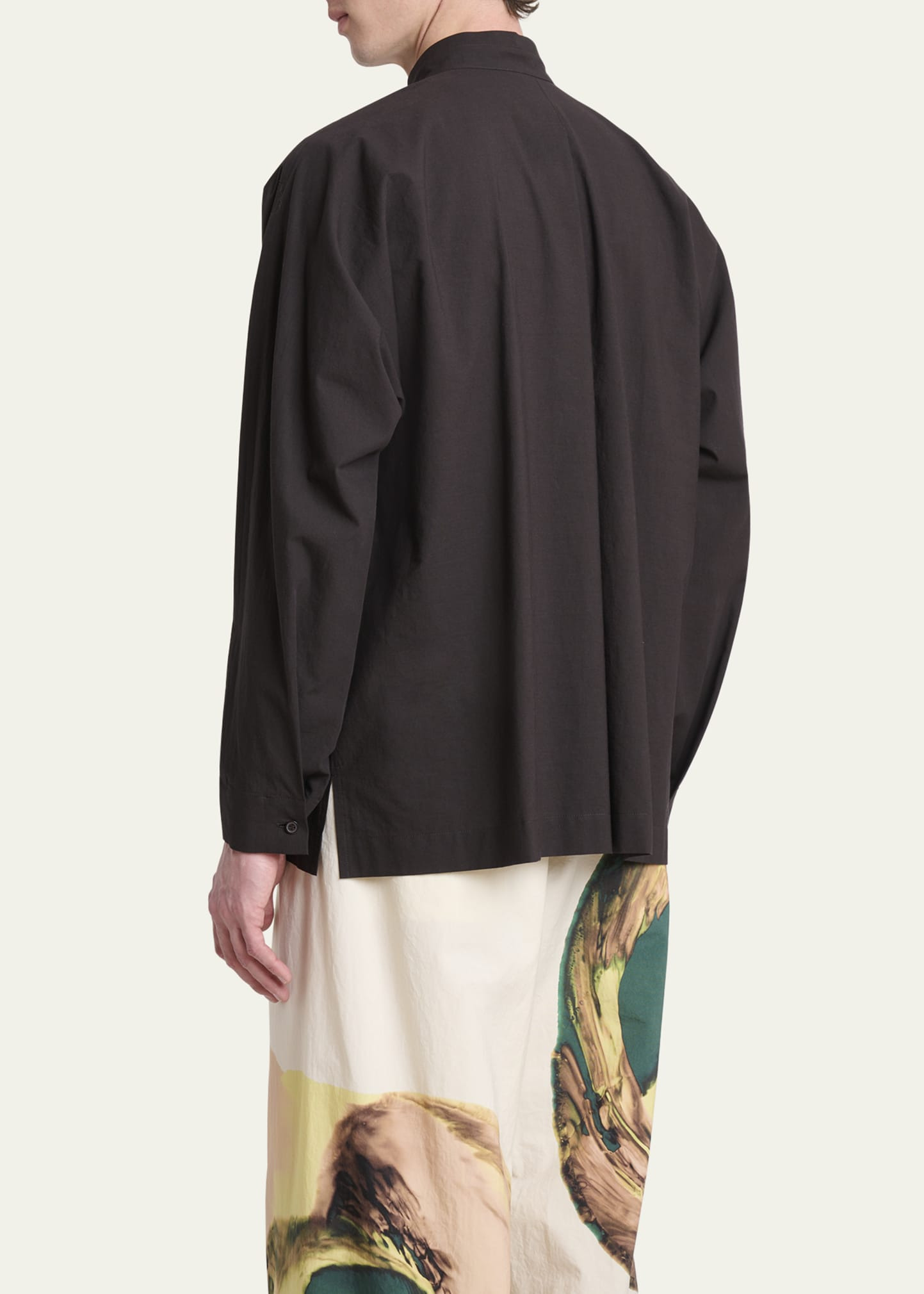 Men's Streamline Cotton Button-Down Shirt - 3